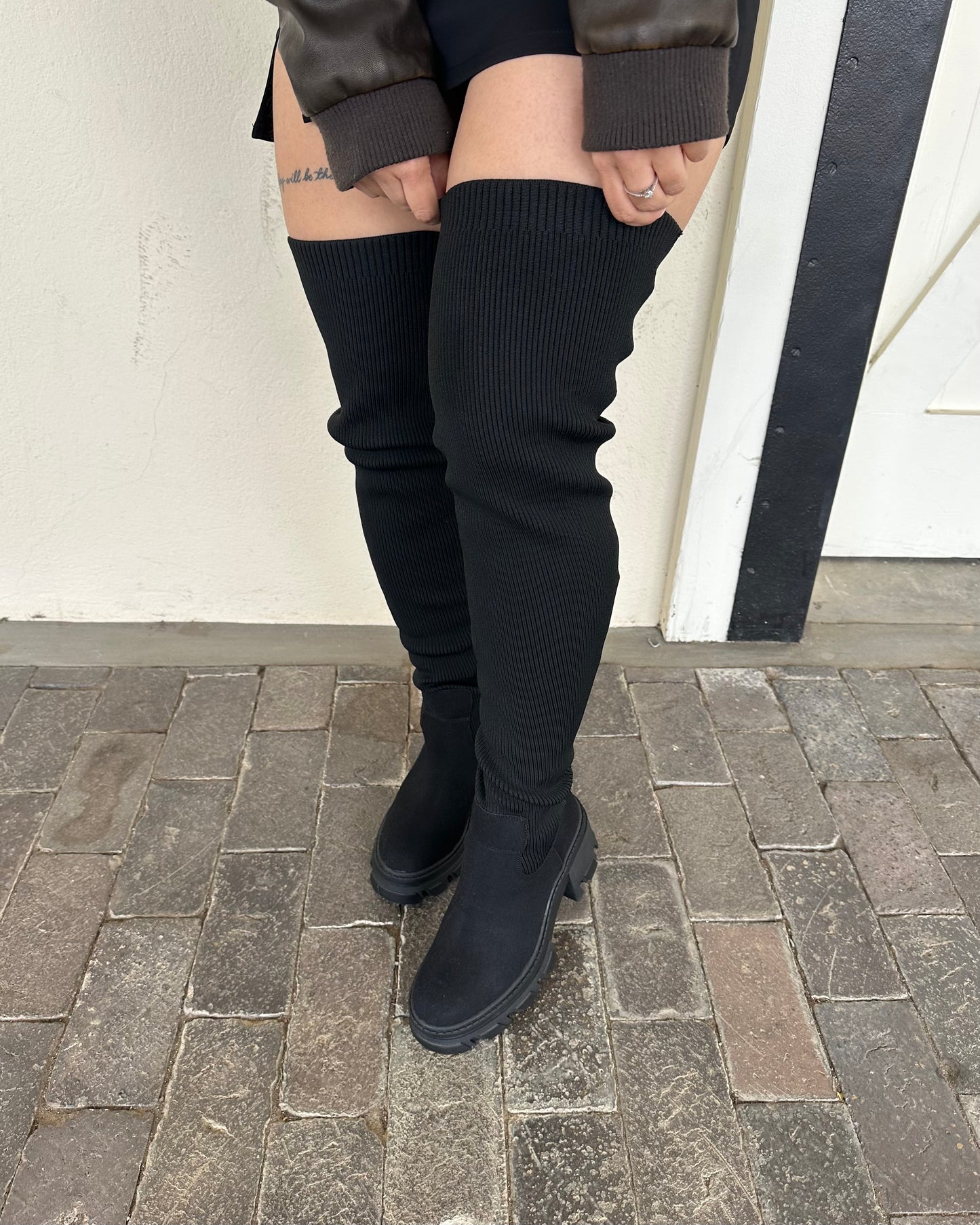 Thigh High Sock Boot