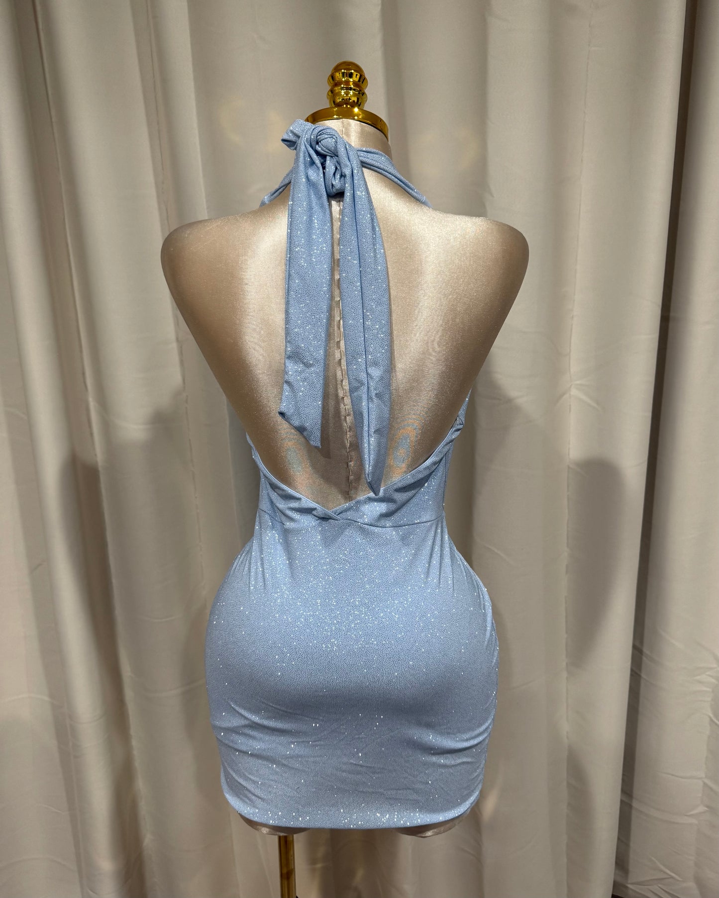 Lux Dress - Sky Blue