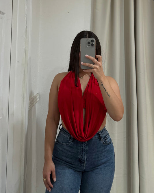 Baddie Top - Red