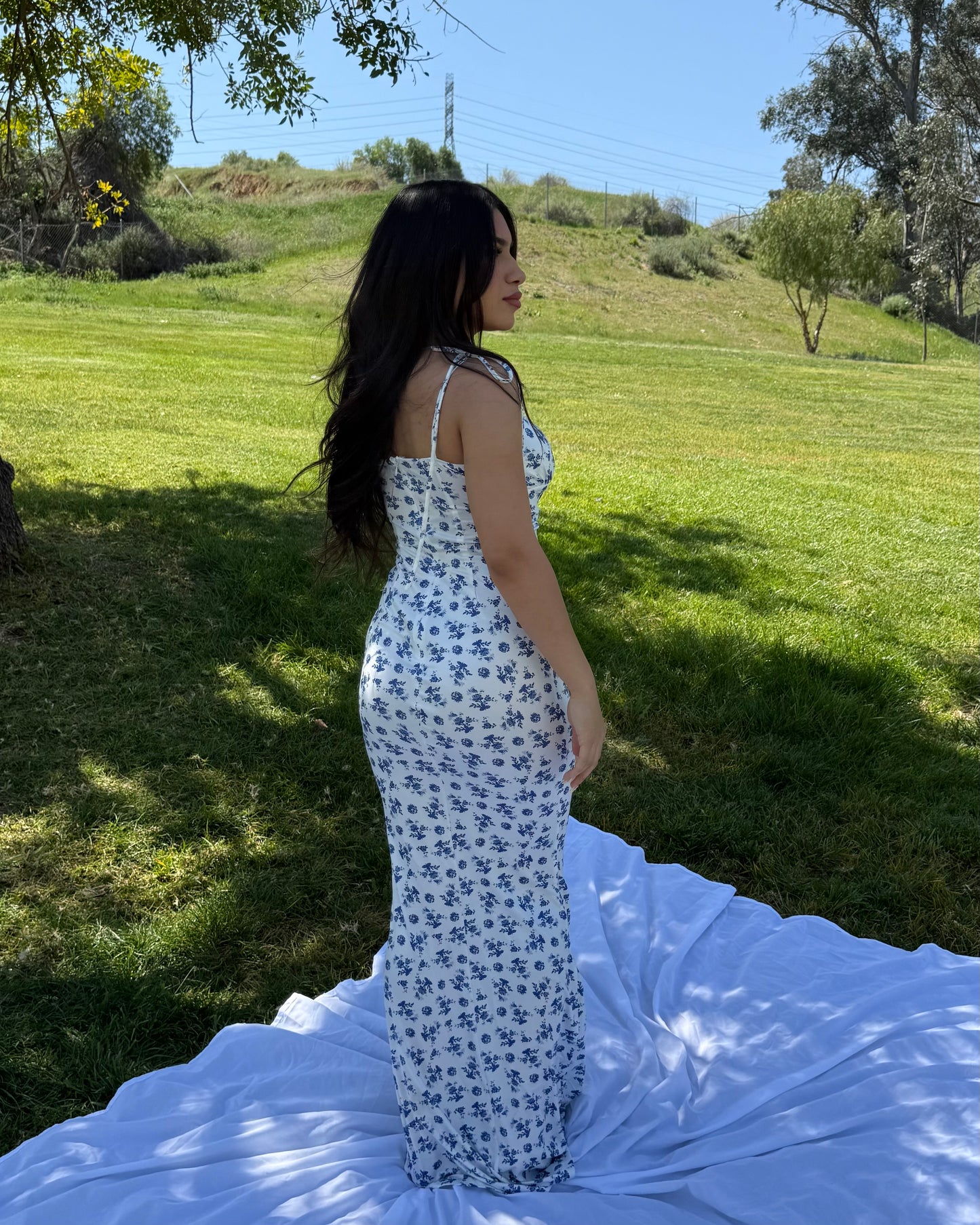 De Flores Maxi Dress