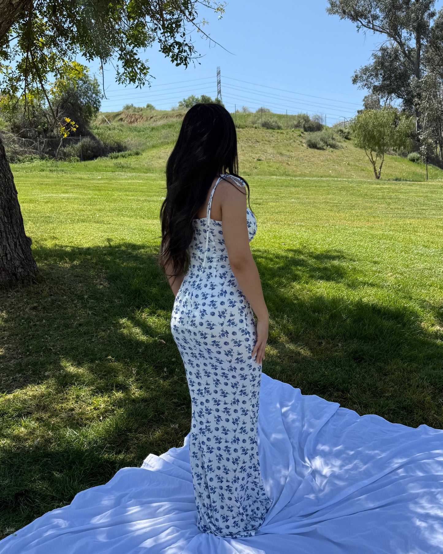 De Flores Maxi Dress