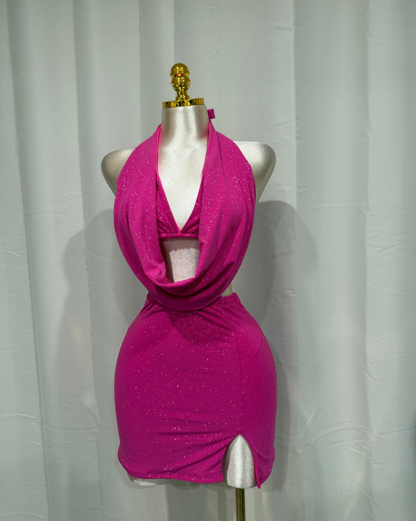 Cleo Glitter Set - Fuchsia