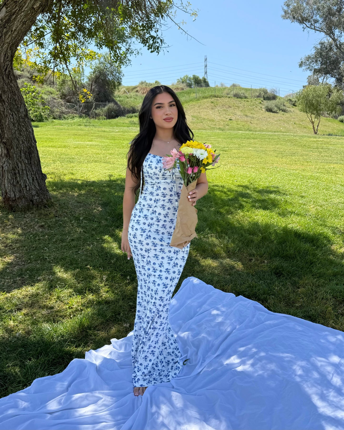 De Flores Maxi Dress