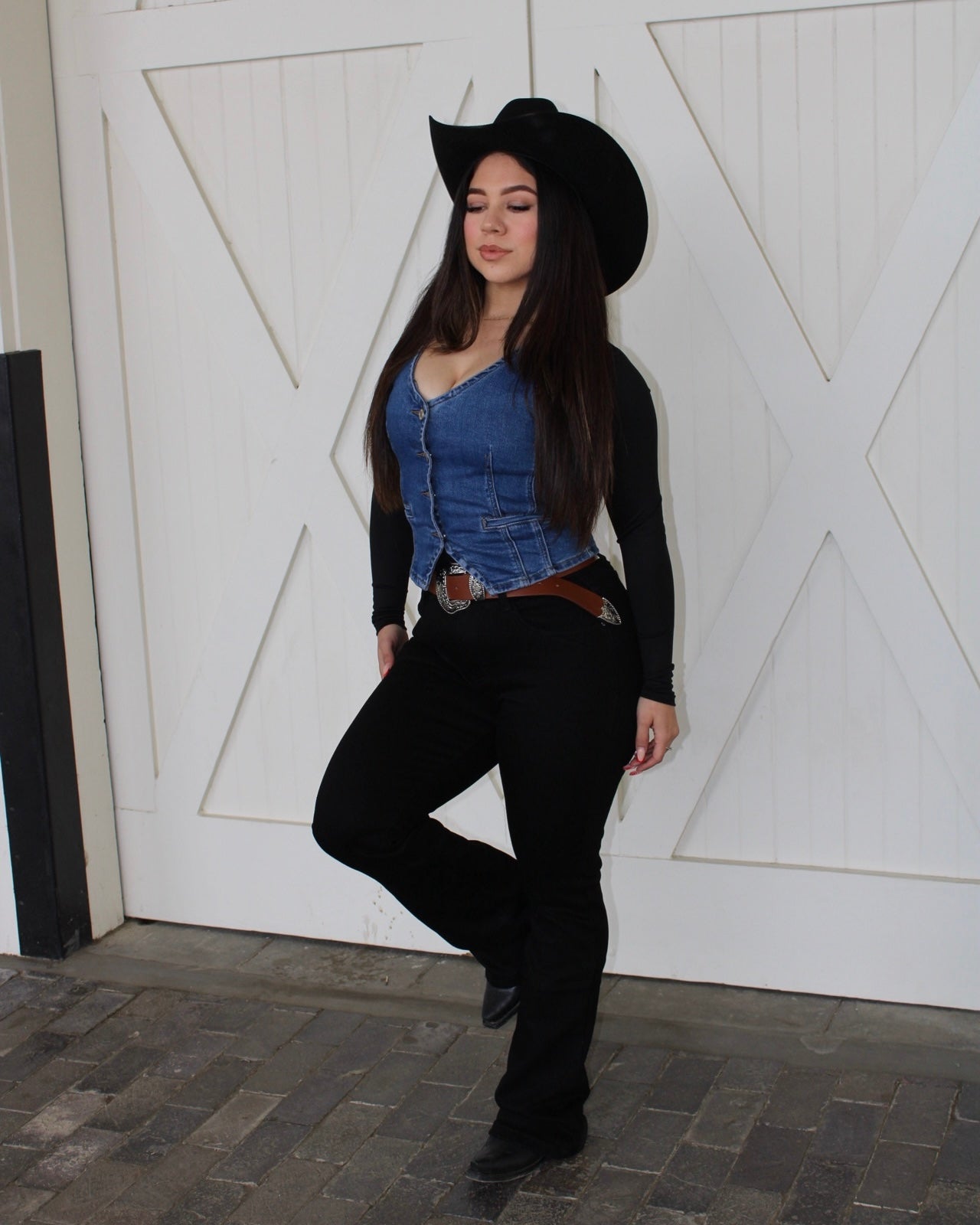 Hailey Flare Jeans - Black