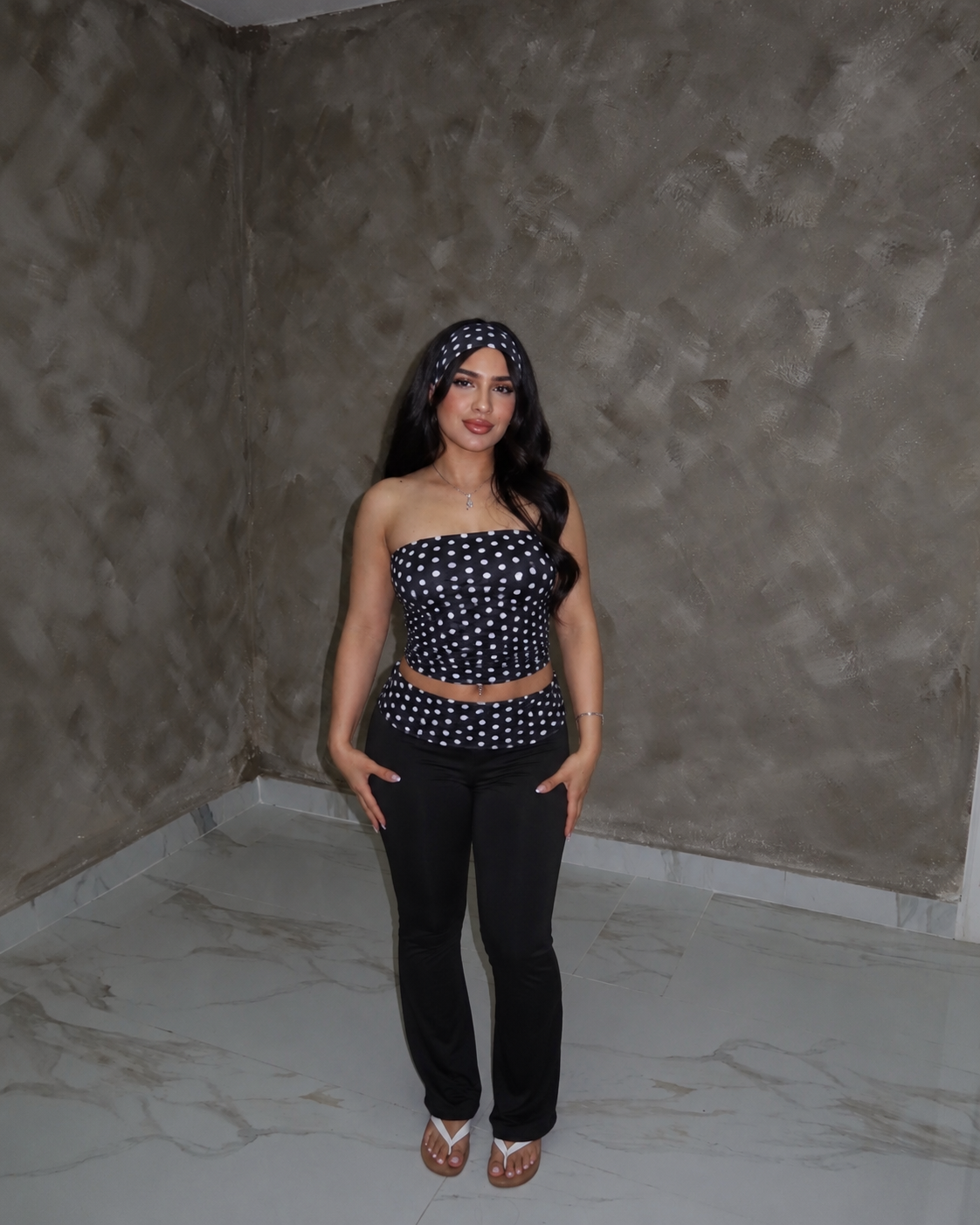 Cloud Tube Top Set - Black