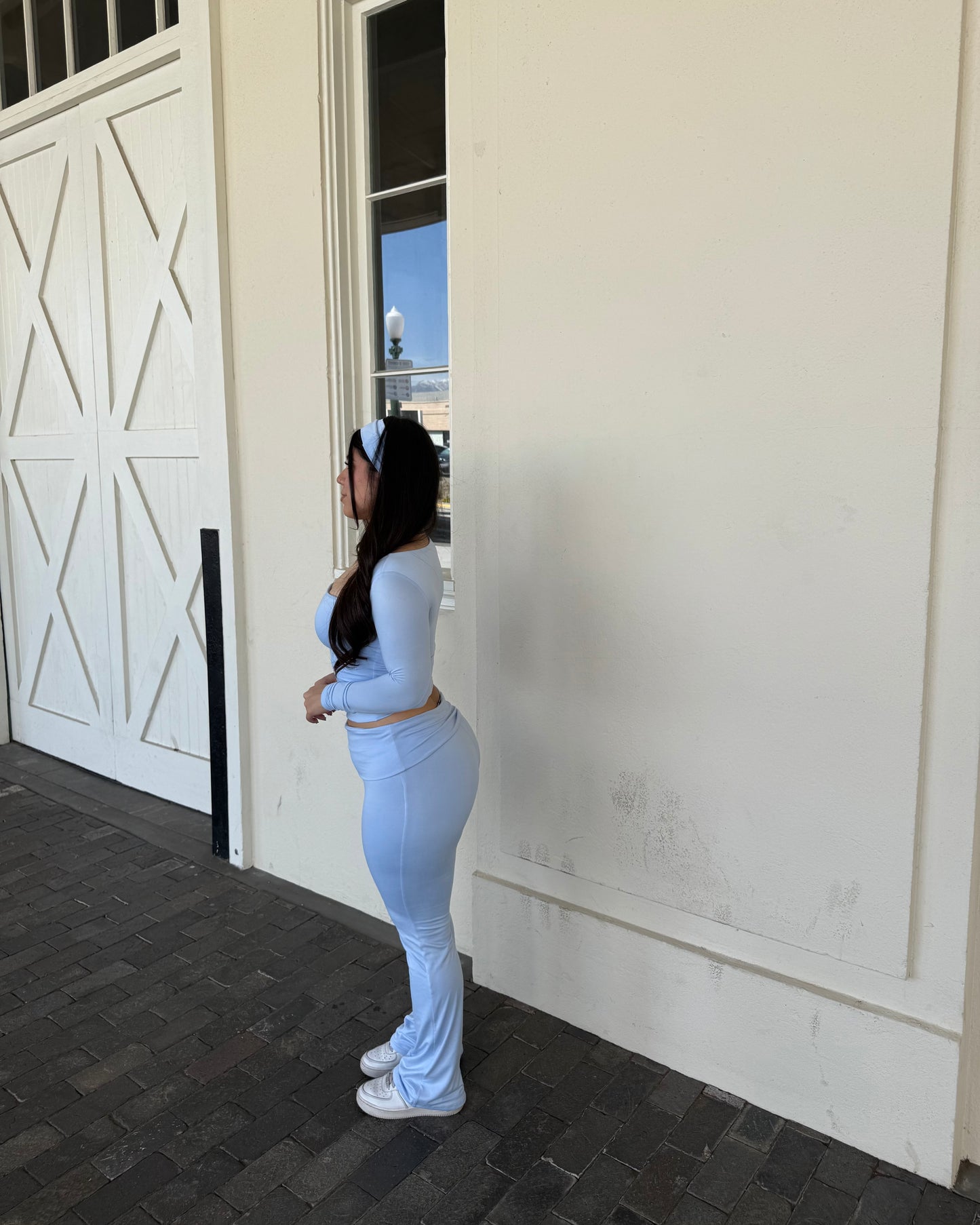 Longsleeve Buttery Set - Sky - 3 piece