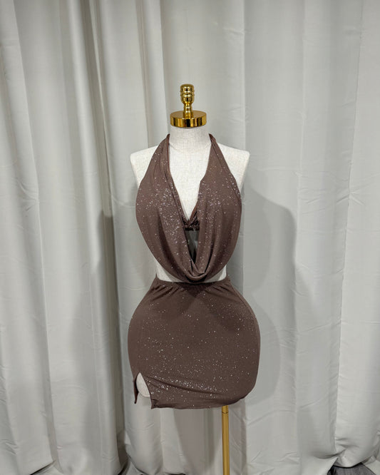 Cleo Glitter Set - Brown
