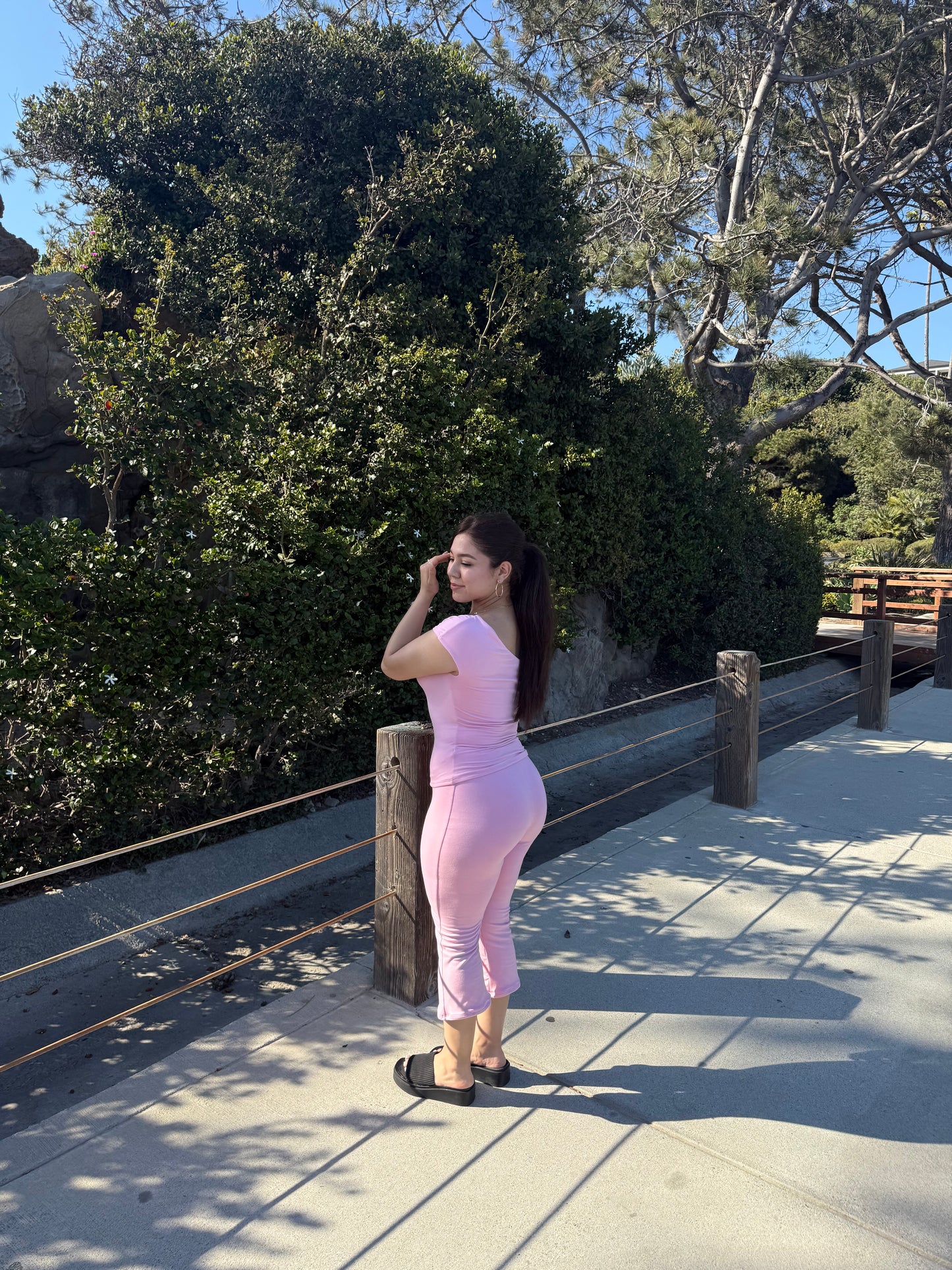 Dulce Capri Set - Pink