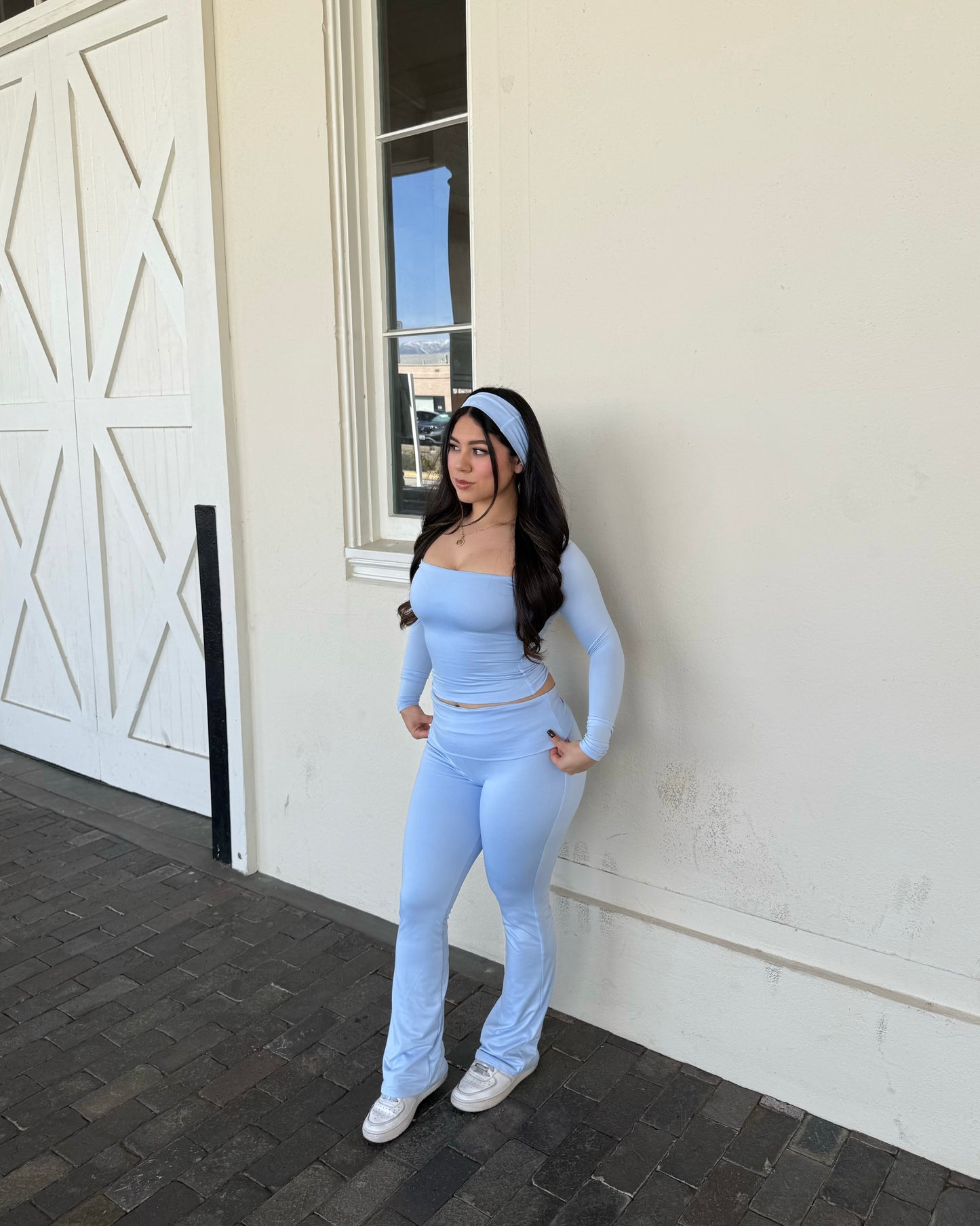 Longsleeve Buttery Set - Sky - 3 piece