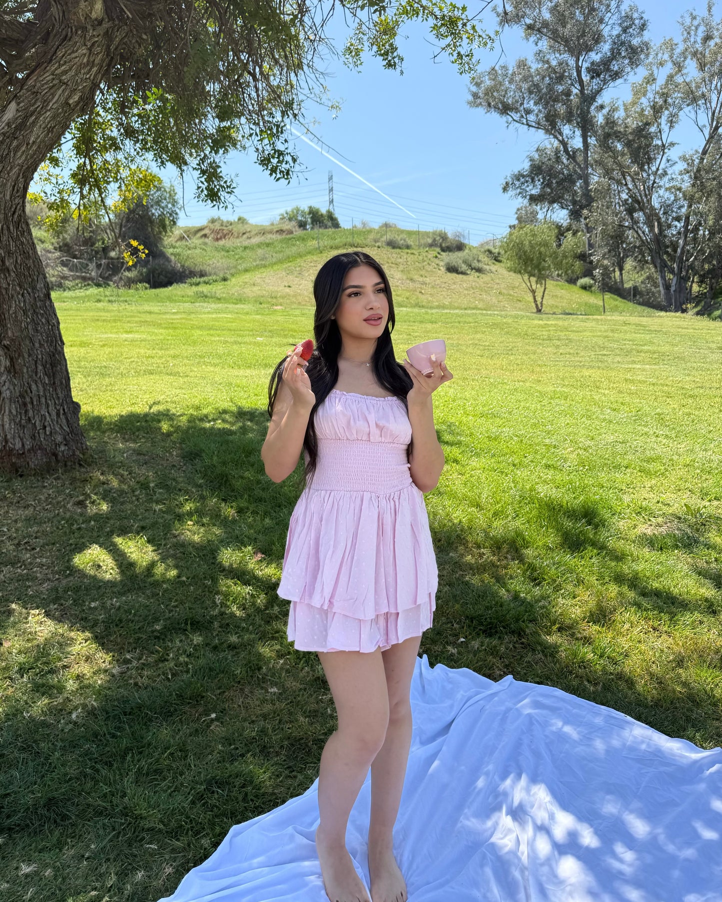 Spring Romper - Pink