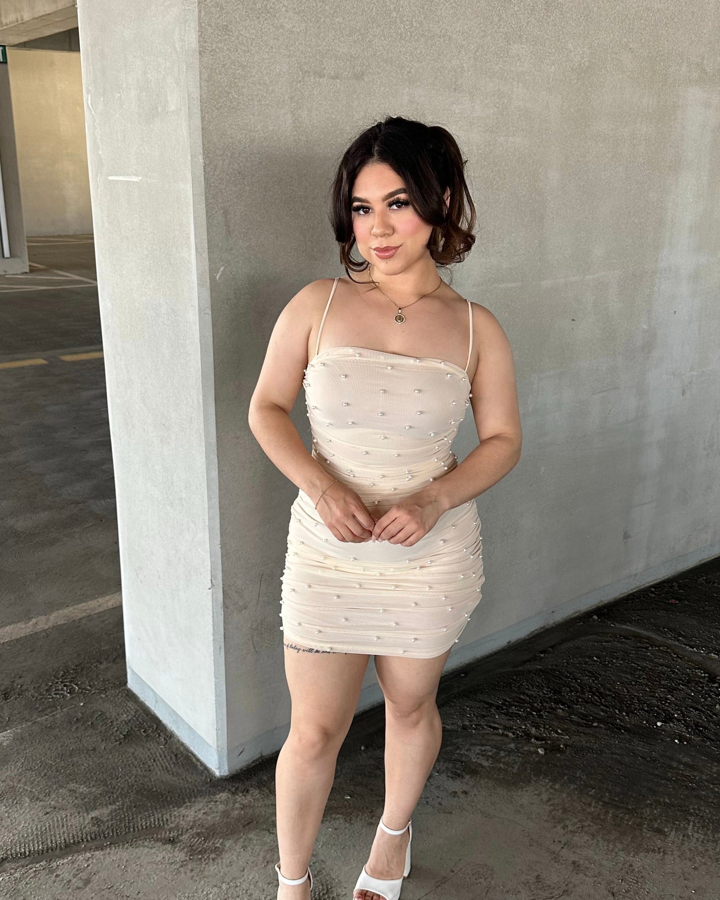 Pretty In Nude Dress