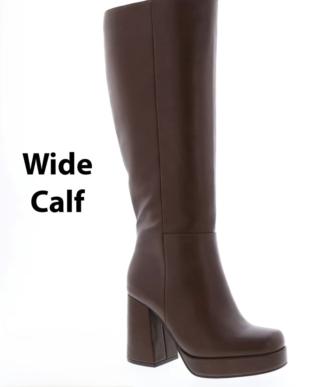 Roberta Boots - Wide Calf - Brown