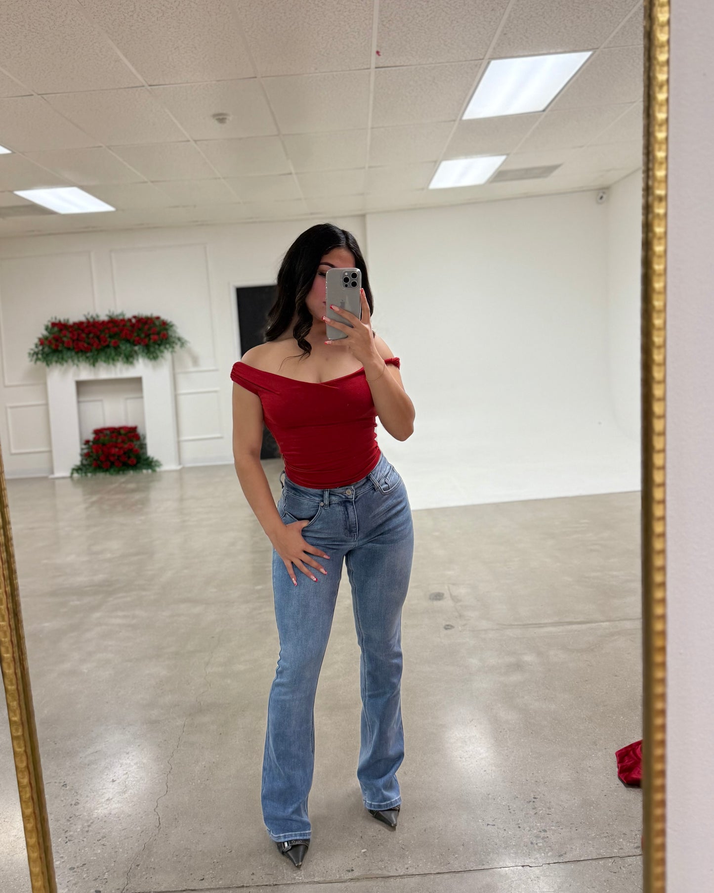 Hailey Flare Jeans - medium wash (NR512)