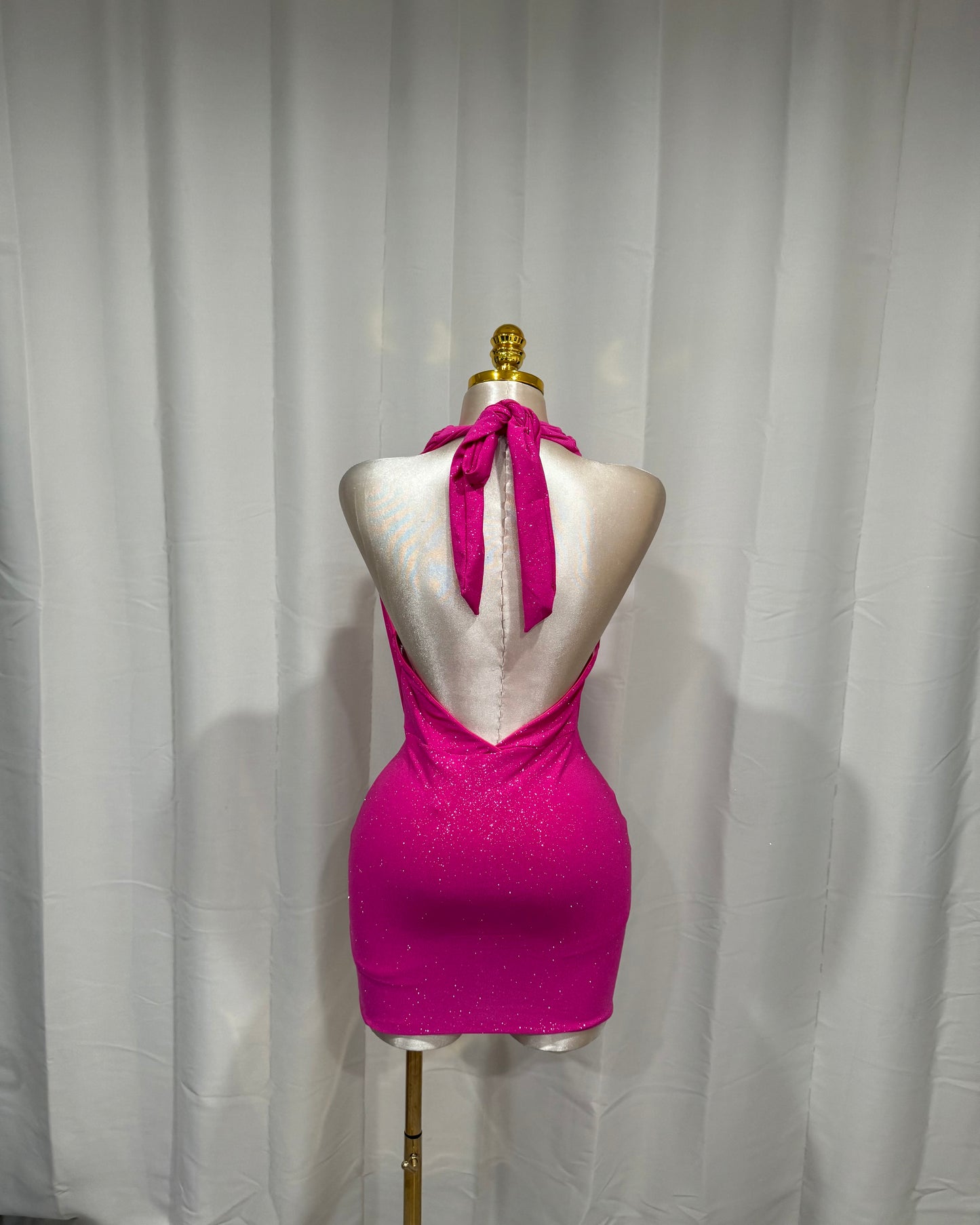 Lux Dress - Fuschia