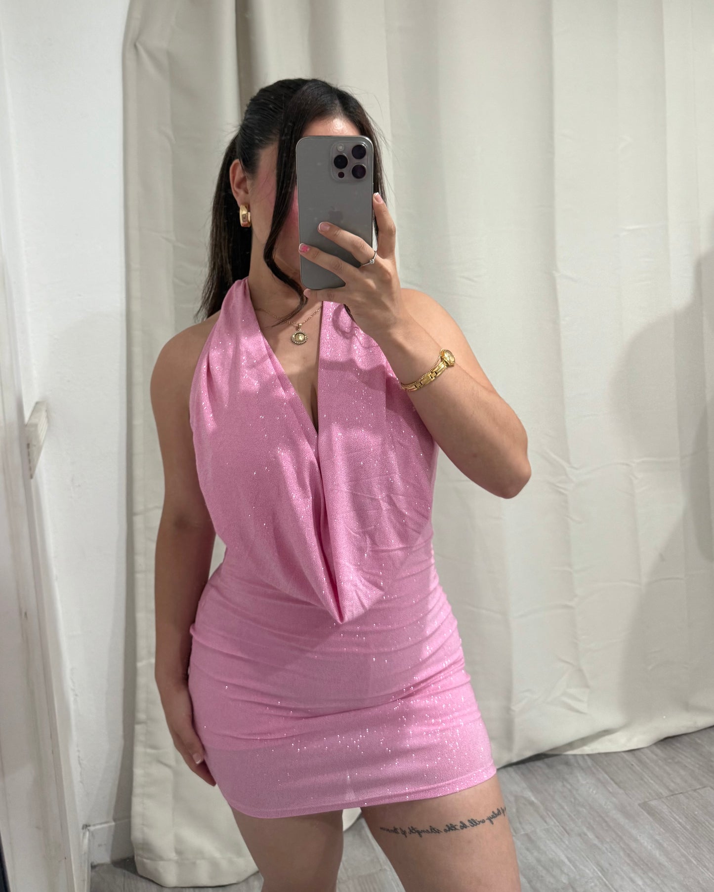 Lux Dress - Light Pink