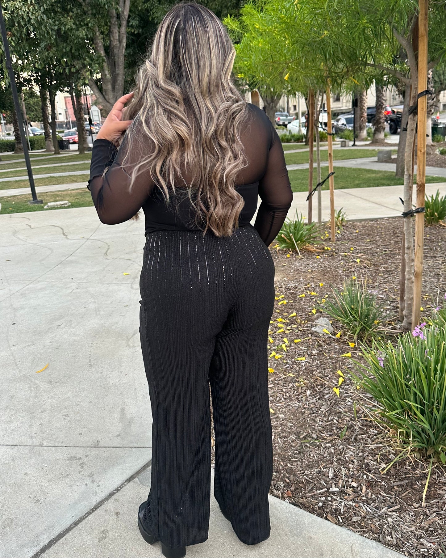 Shiny Night Out Pants