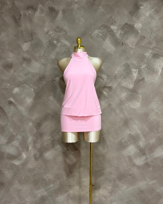 Y2K halter dress