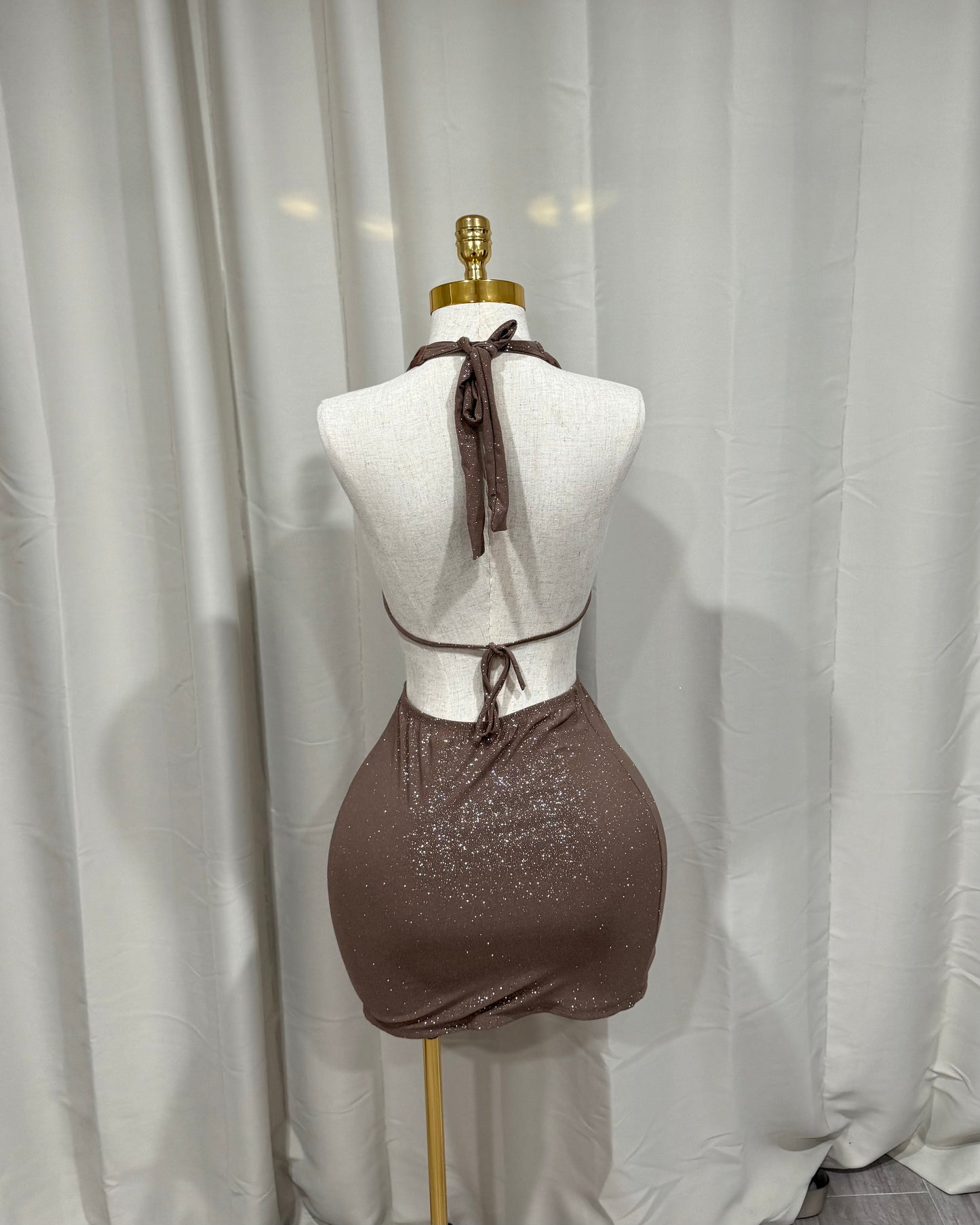 Cleo Glitter Set - Brown