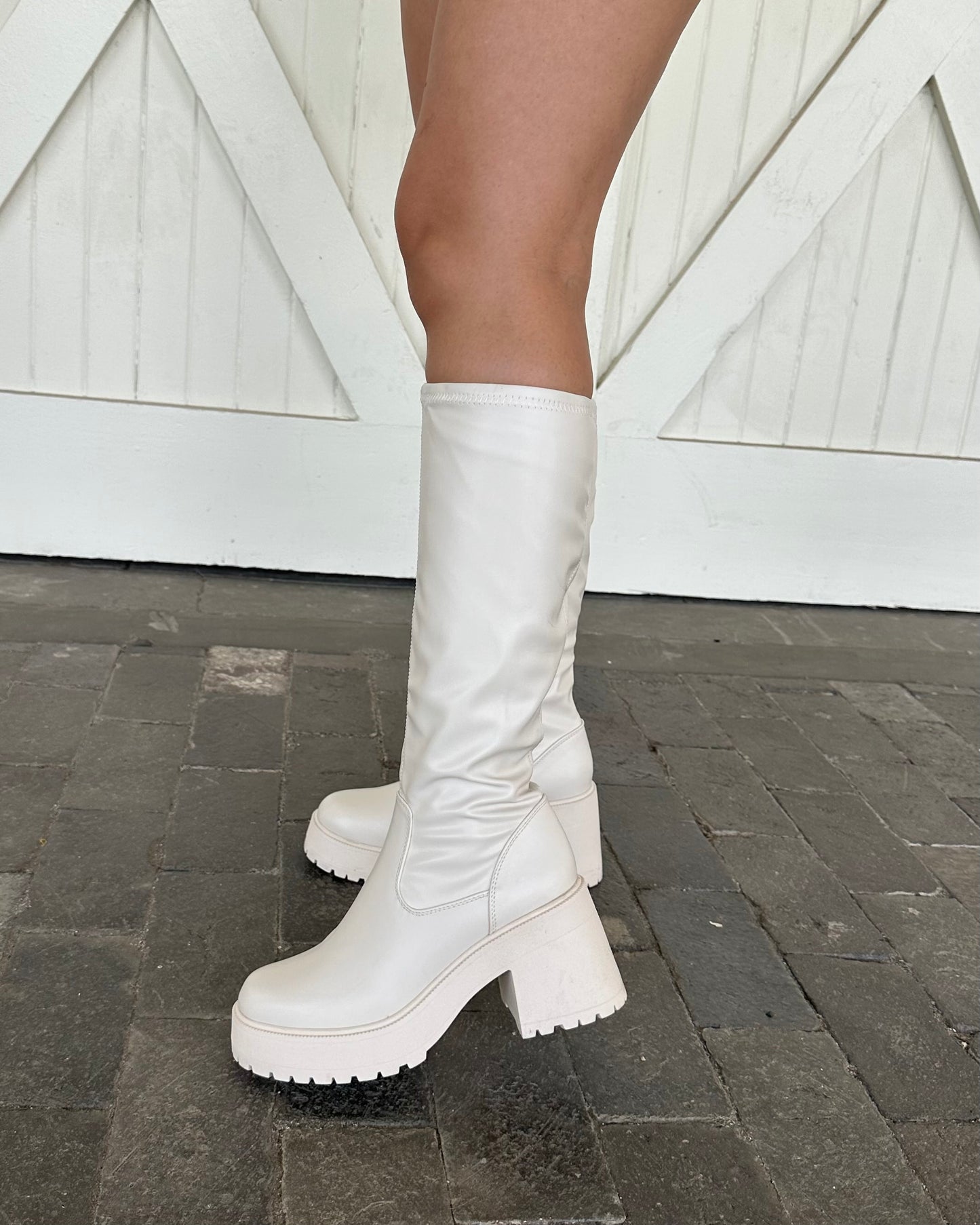 Fall Boots - Ivory