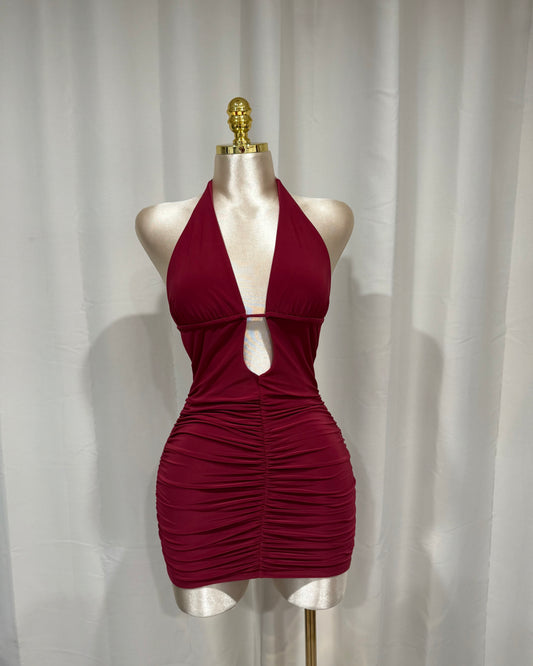 Casey Dress - Burgundy