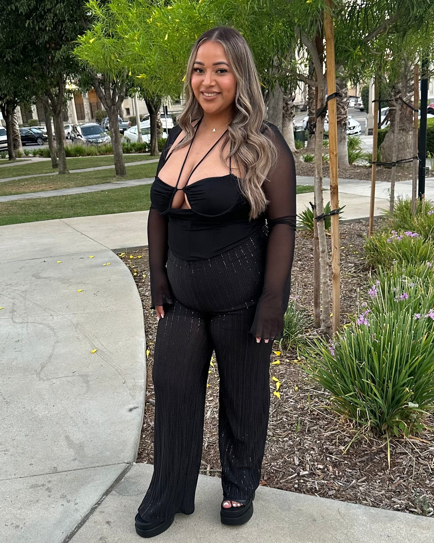 Shiny Night Out Pants