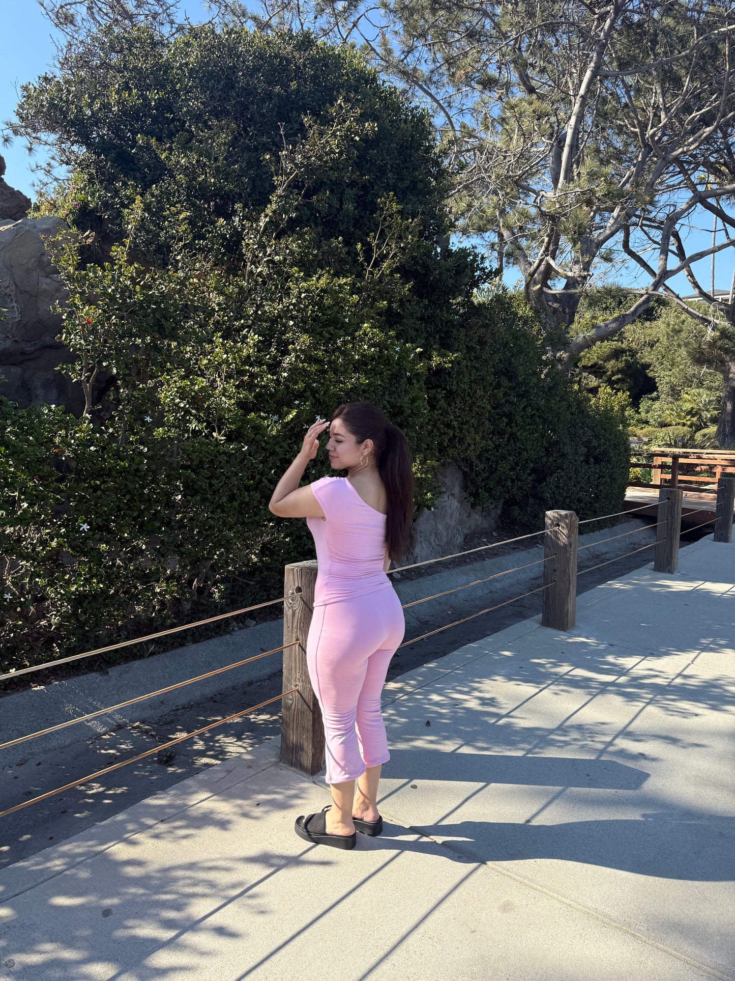 Dulce Capri Set - Pink