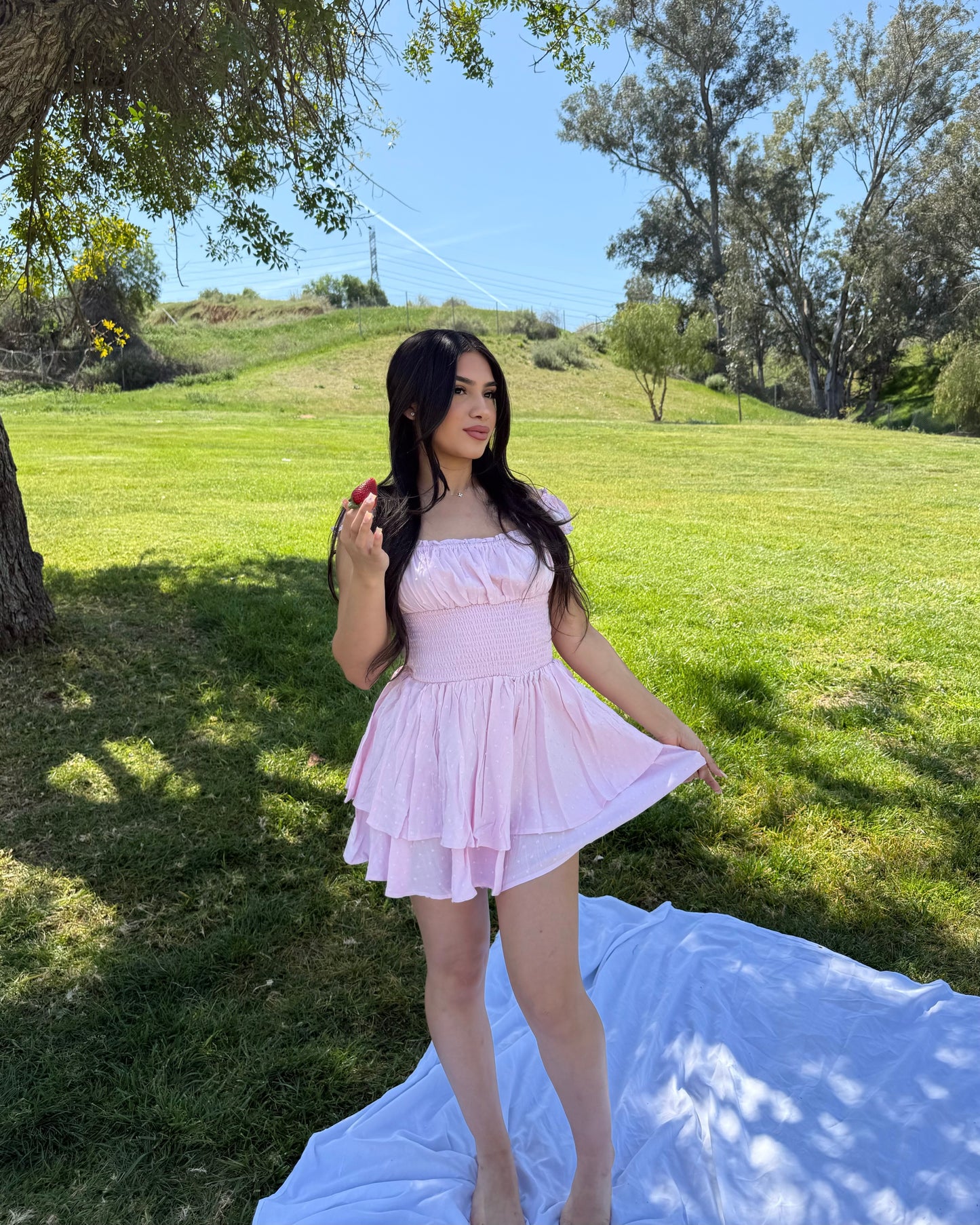 Spring Romper - Pink