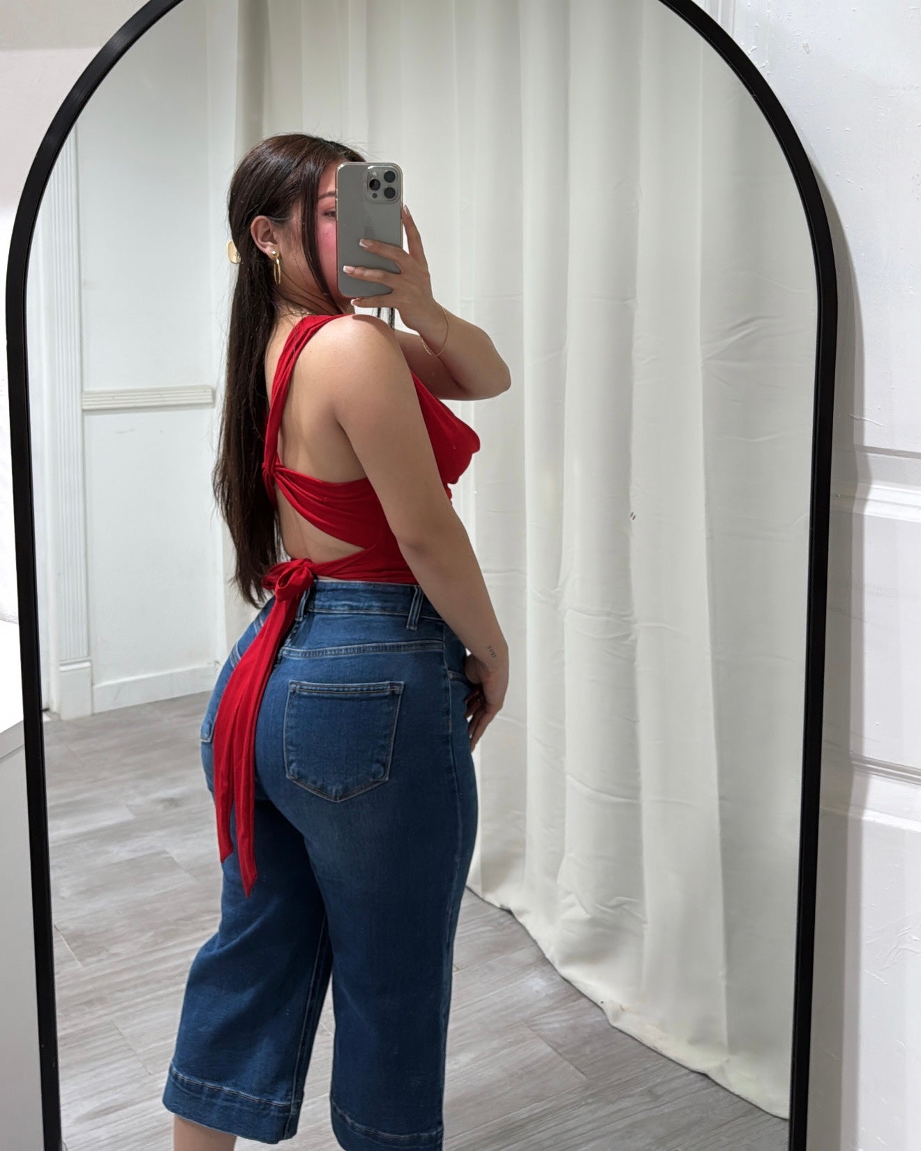 Britt Halter Top - Red