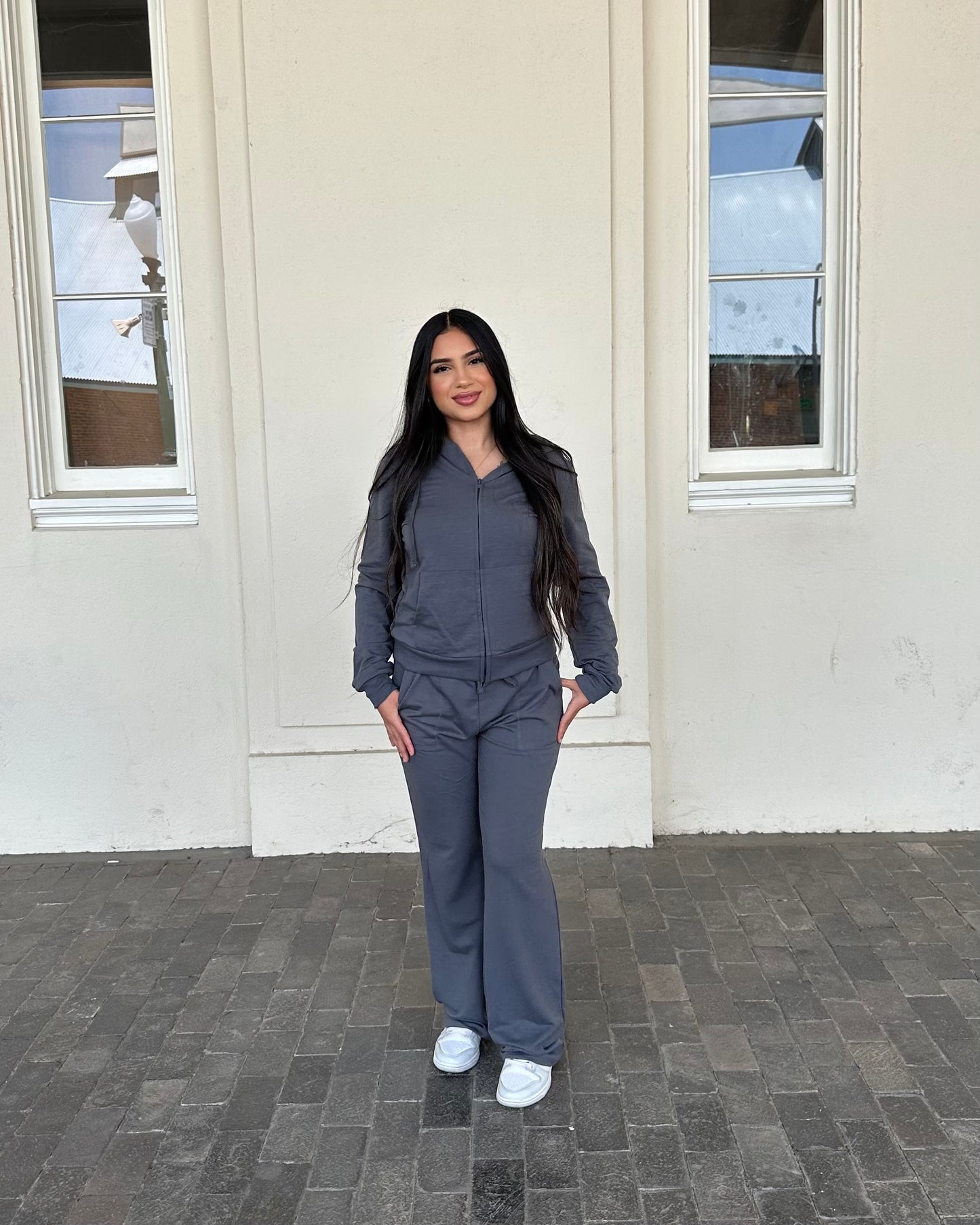 Terry comfy set - Charcoal