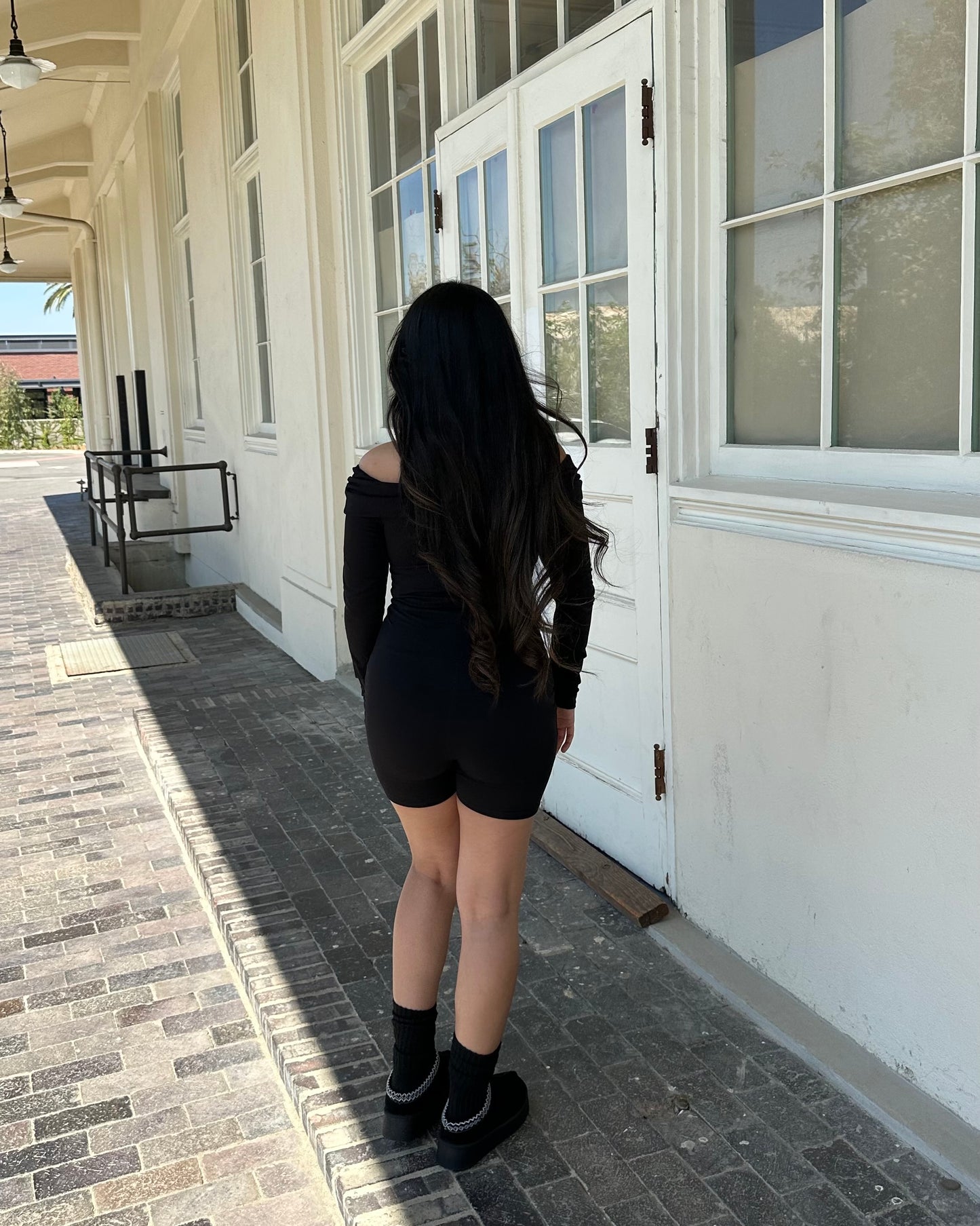Yuliana Romper - Off shoulder