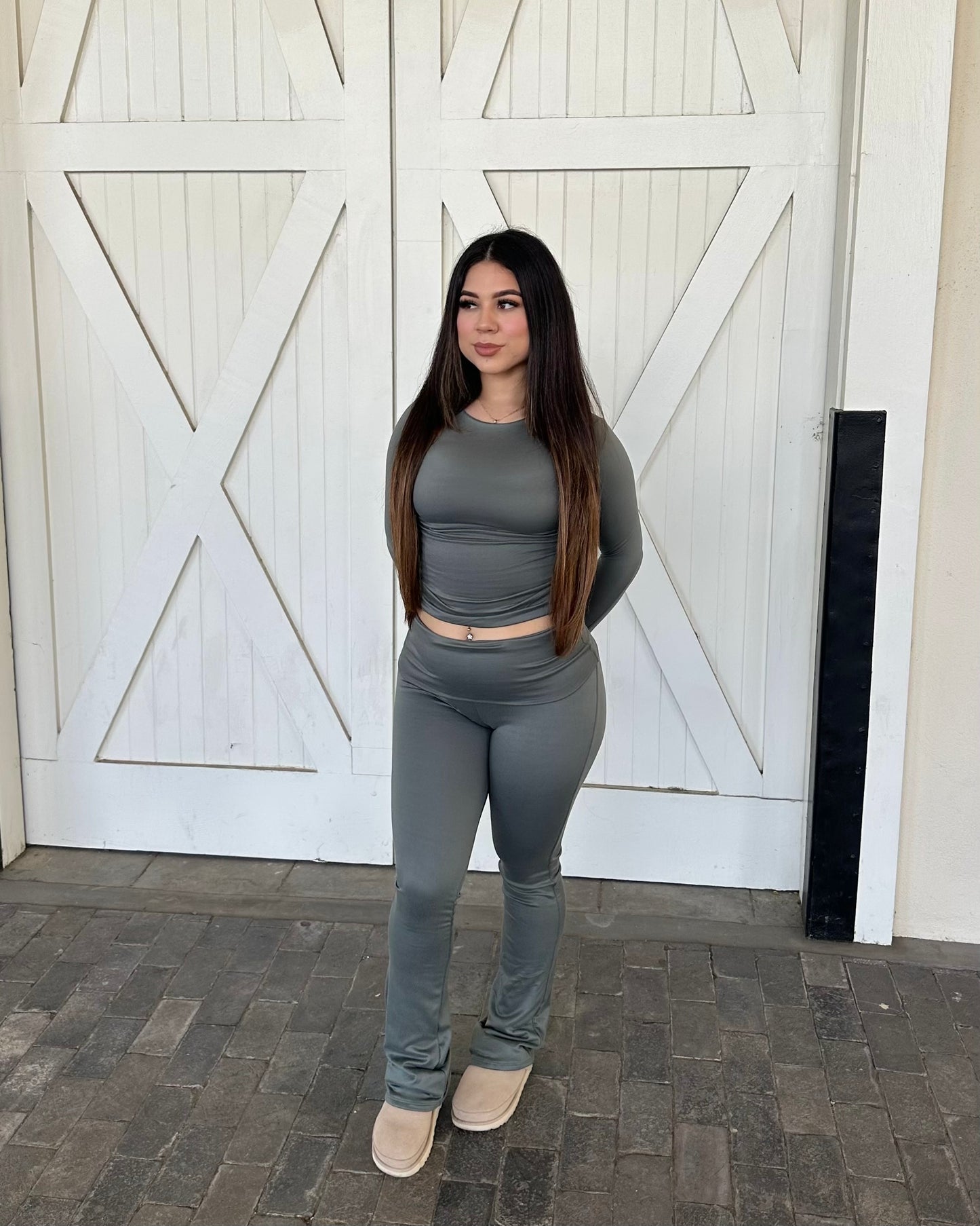 Cozy Buttery Set - olive