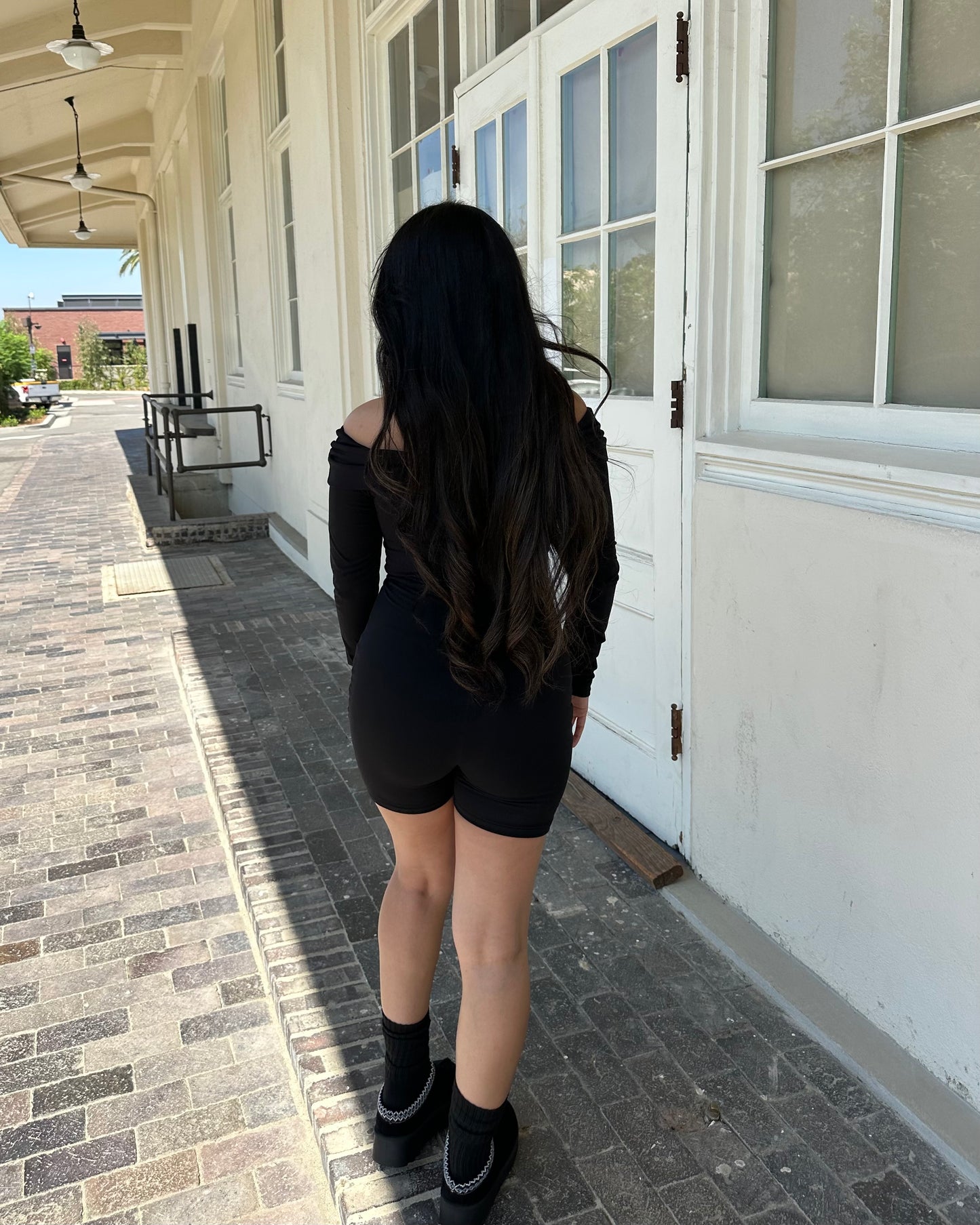 Yuliana Romper - Off shoulder