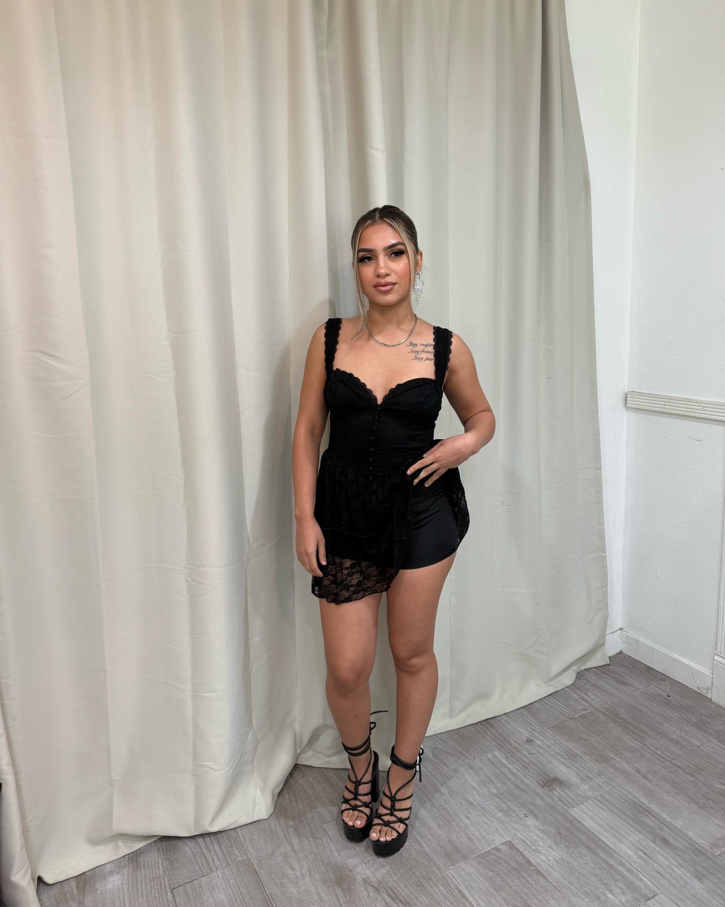 Lace Romper Dress