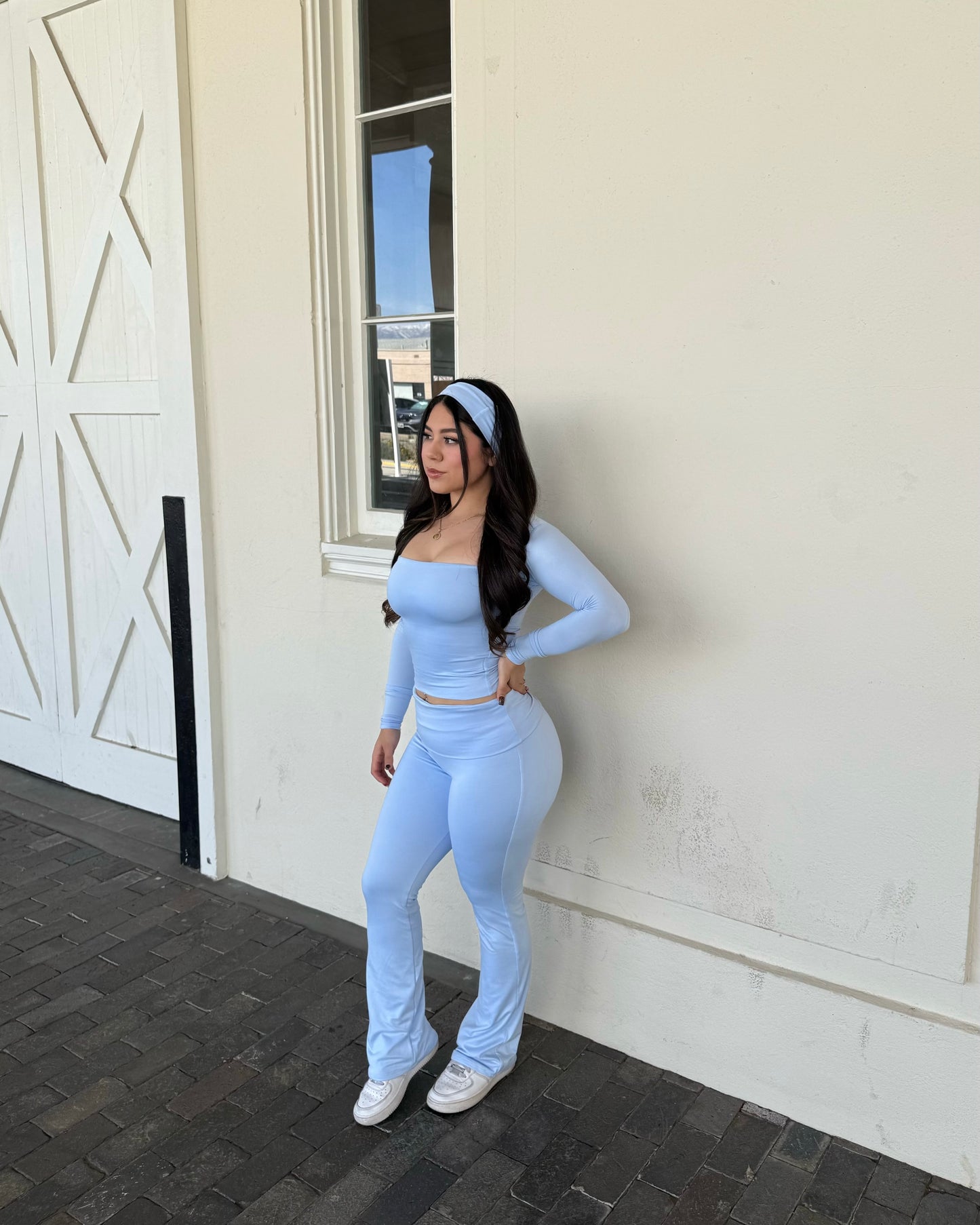 Longsleeve Buttery Set - Sky - 3 piece