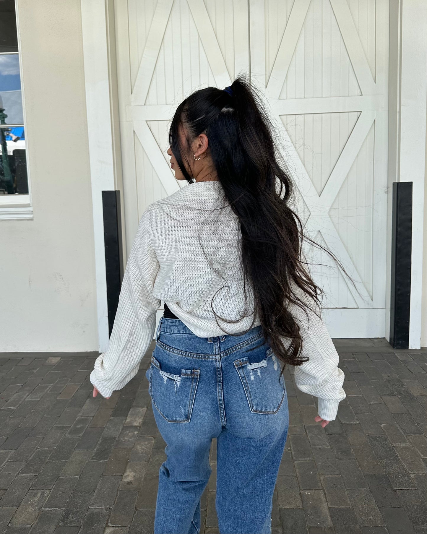 Cozy Knit Shrug - Ivory