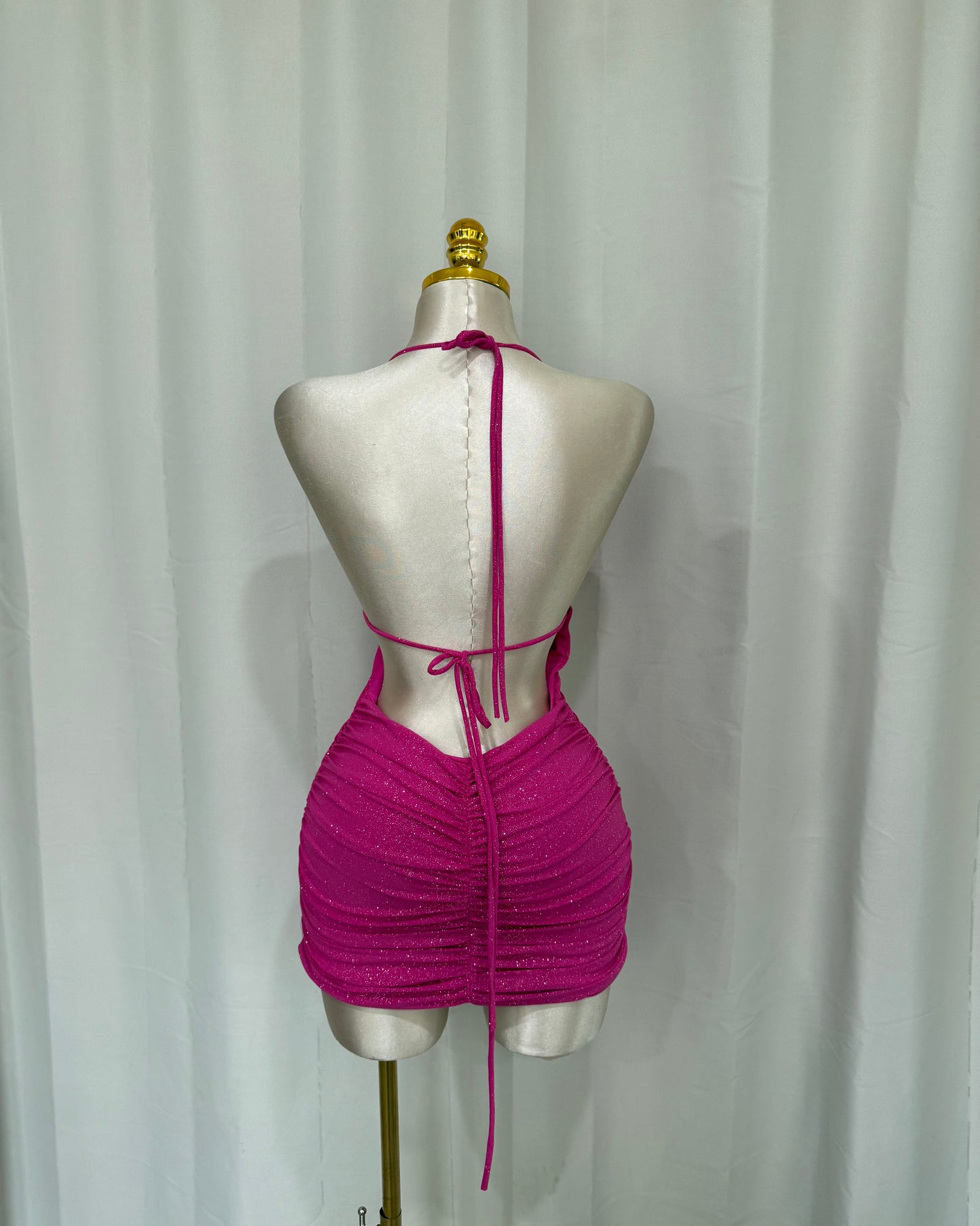La Cherry Dress - Fuchsia