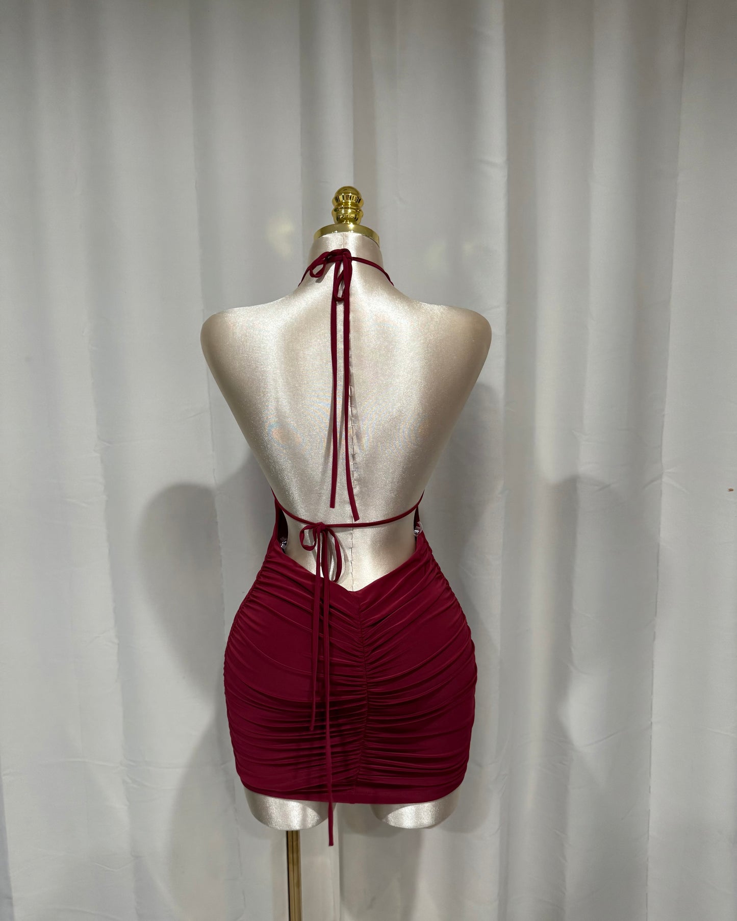 Casey Dress - Burgundy