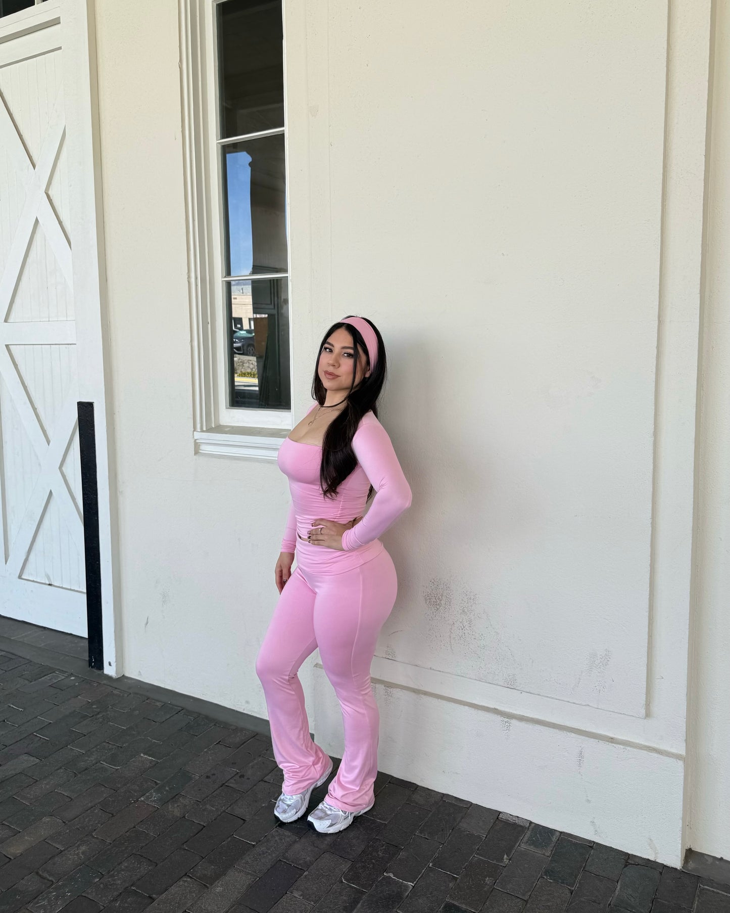 Longsleeve Buttery Set - Pink - 3 piece