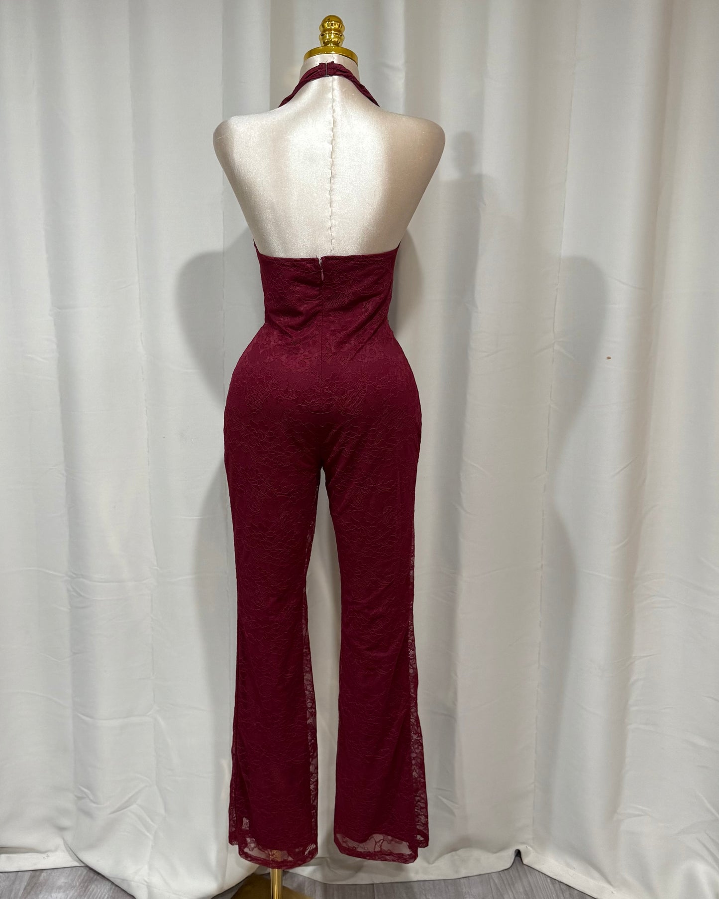 Lilian Jumpsuit - Burgundy