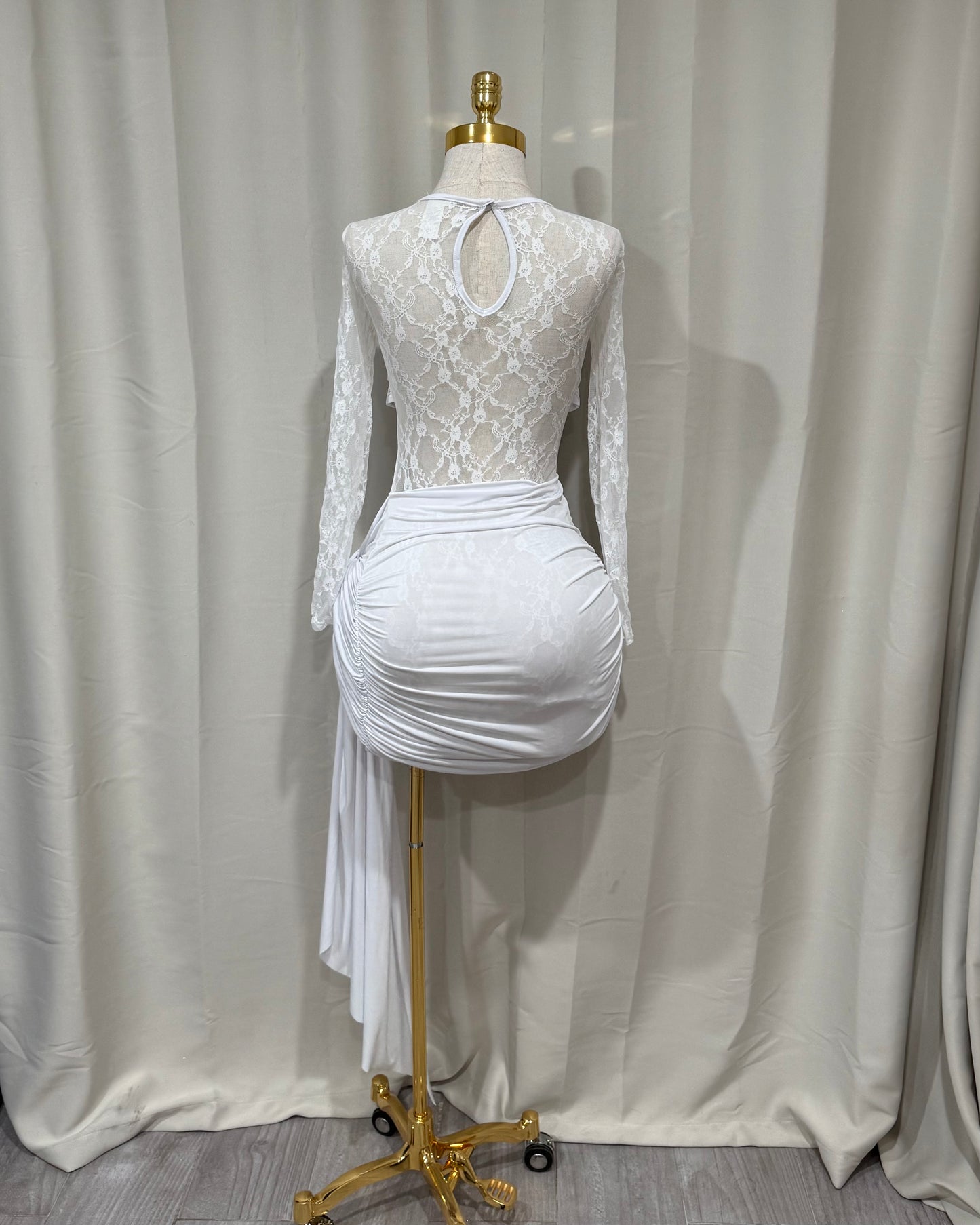 Cali Lace Dress - White