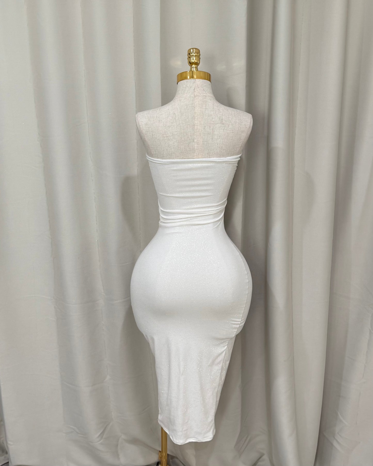 Elegancia Dress - White