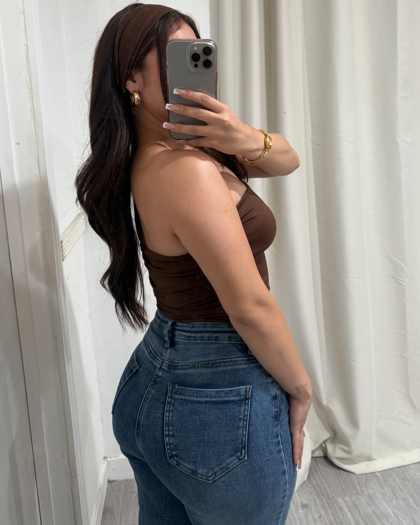 Ella Tube Top - Brown - 2 piece