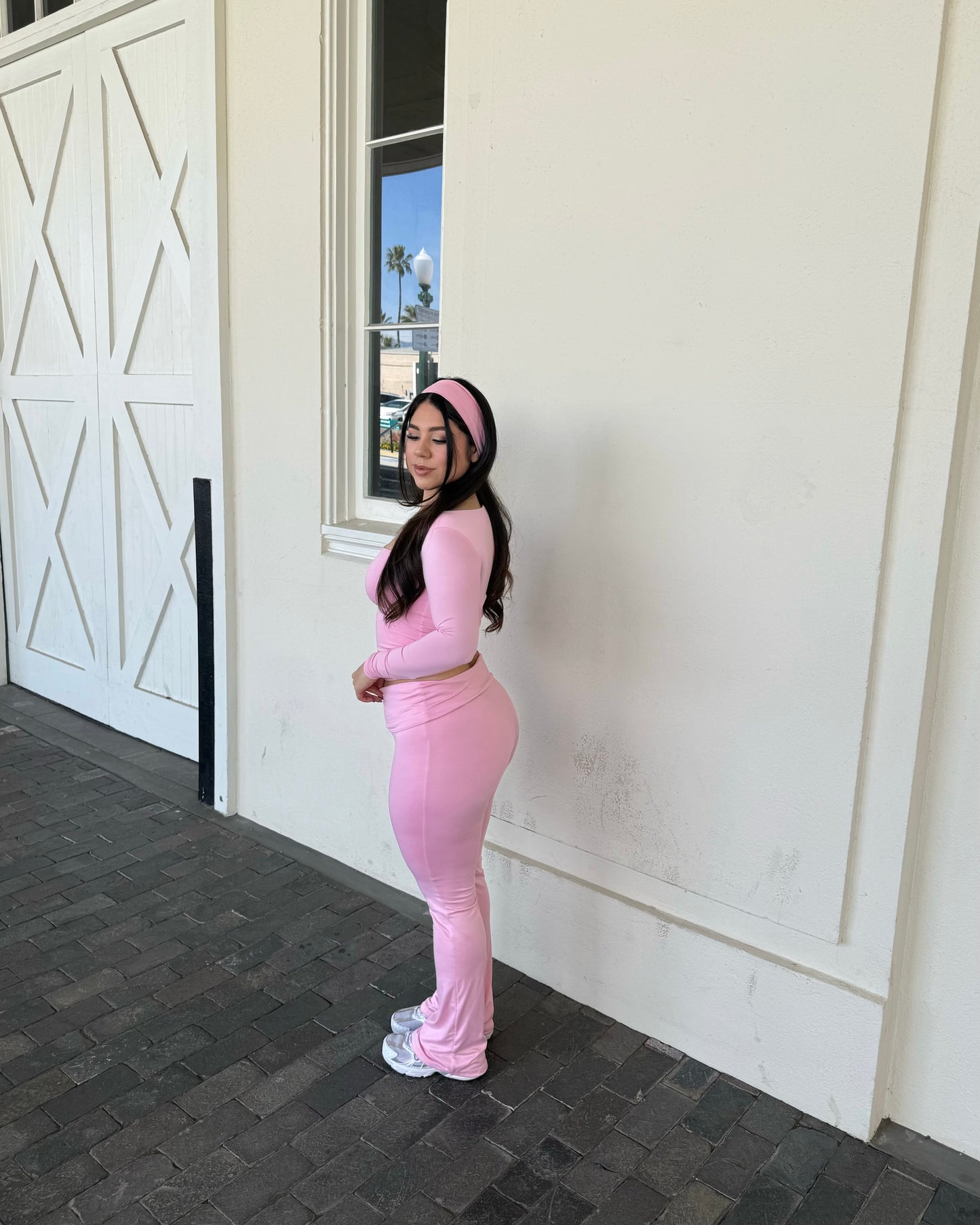 Longsleeve Buttery Set - Pink - 3 piece