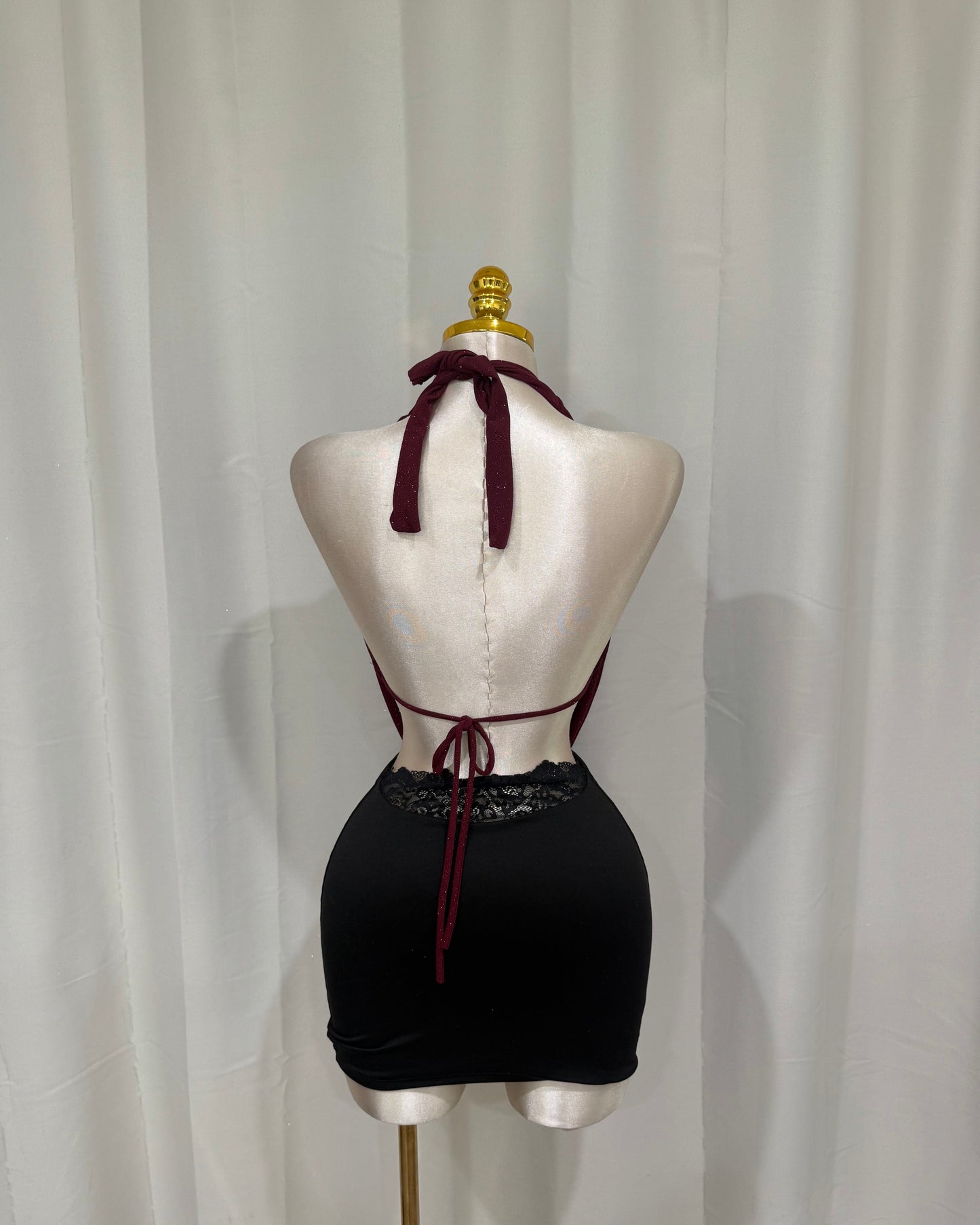 Khloe Top - Burgundy