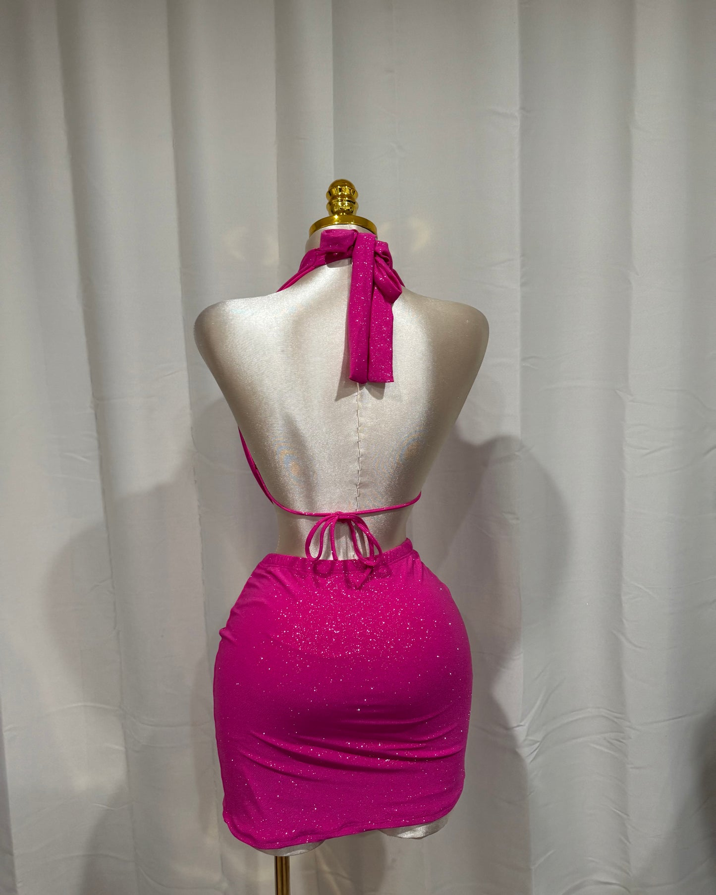Cleo Glitter Set - Fuchsia