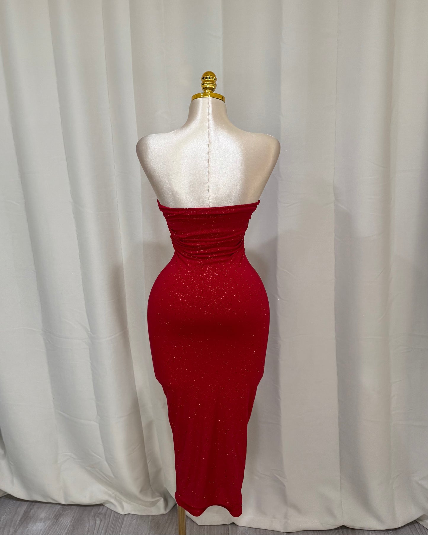 Elegancia Dress - Red