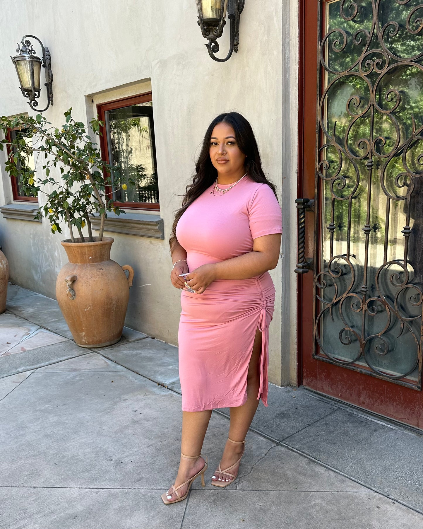 Cleo Dress - Pink
