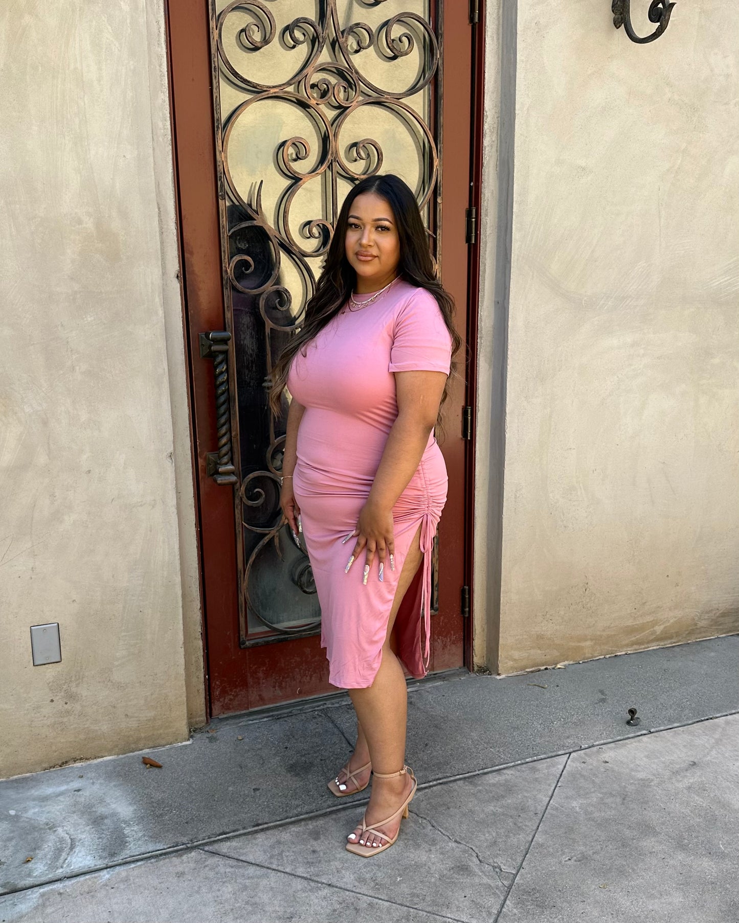 Cleo Dress - Pink