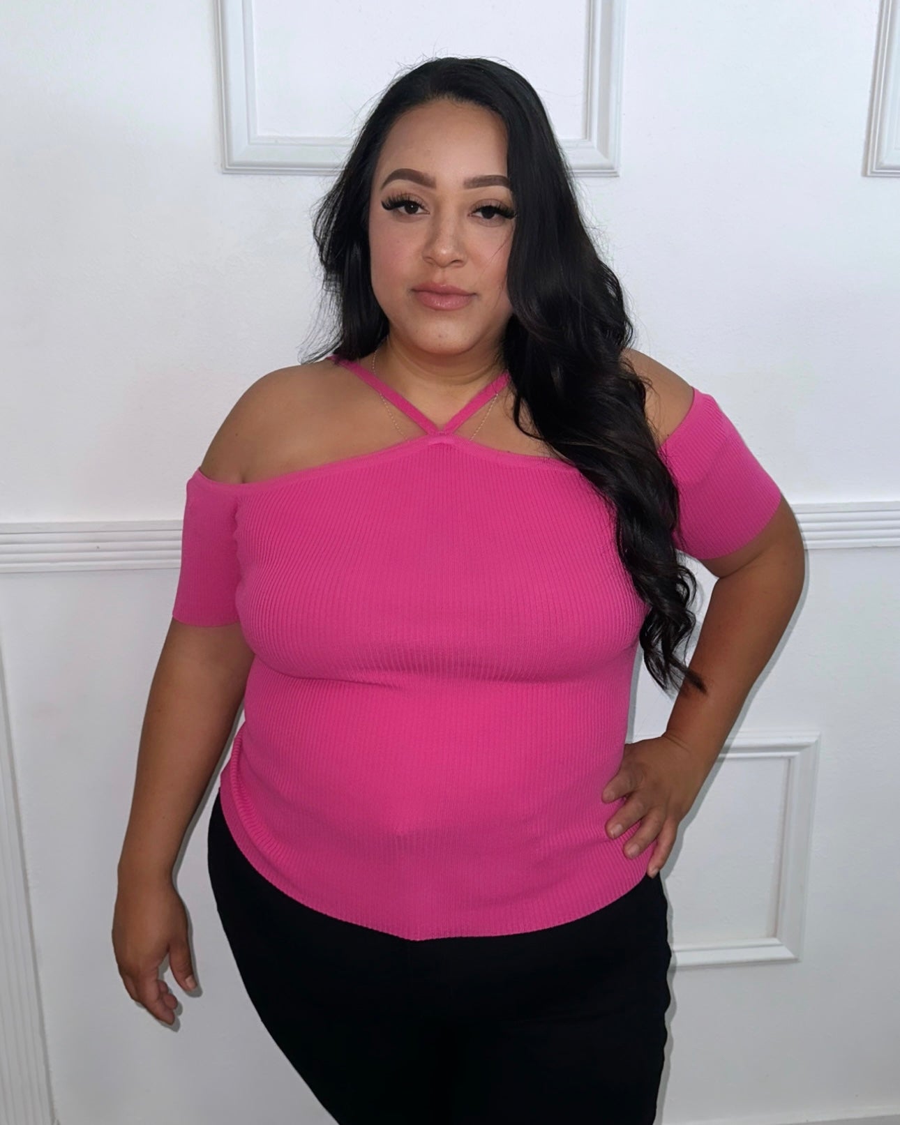Lorelli Knit Top - Pink