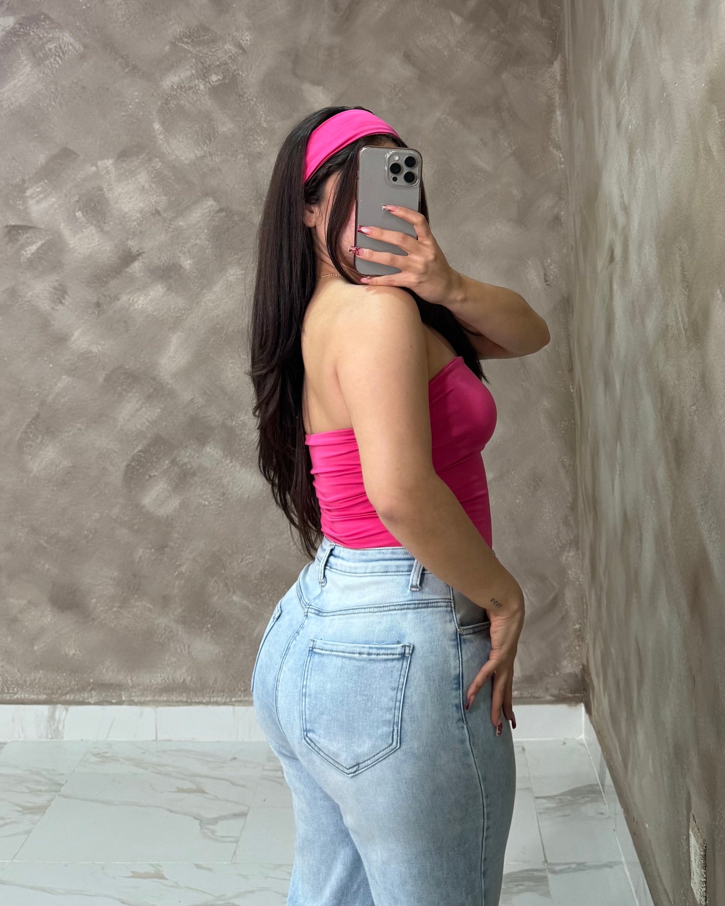 Ella Tube Top w/ headband  - Double Layered